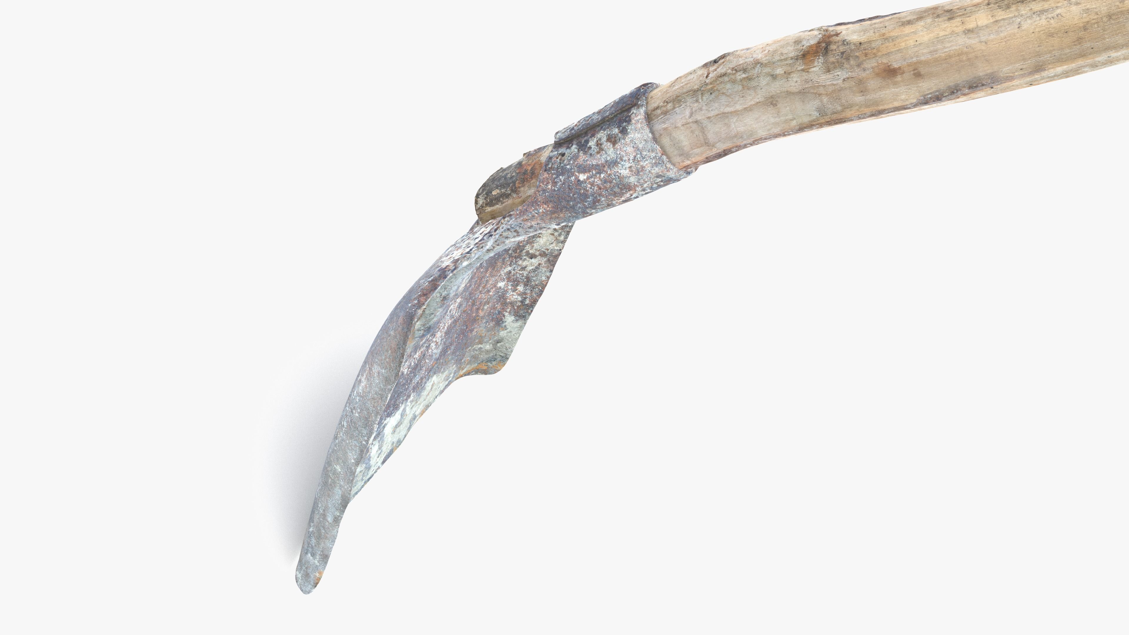 Shovel Low-poly 3D model_17