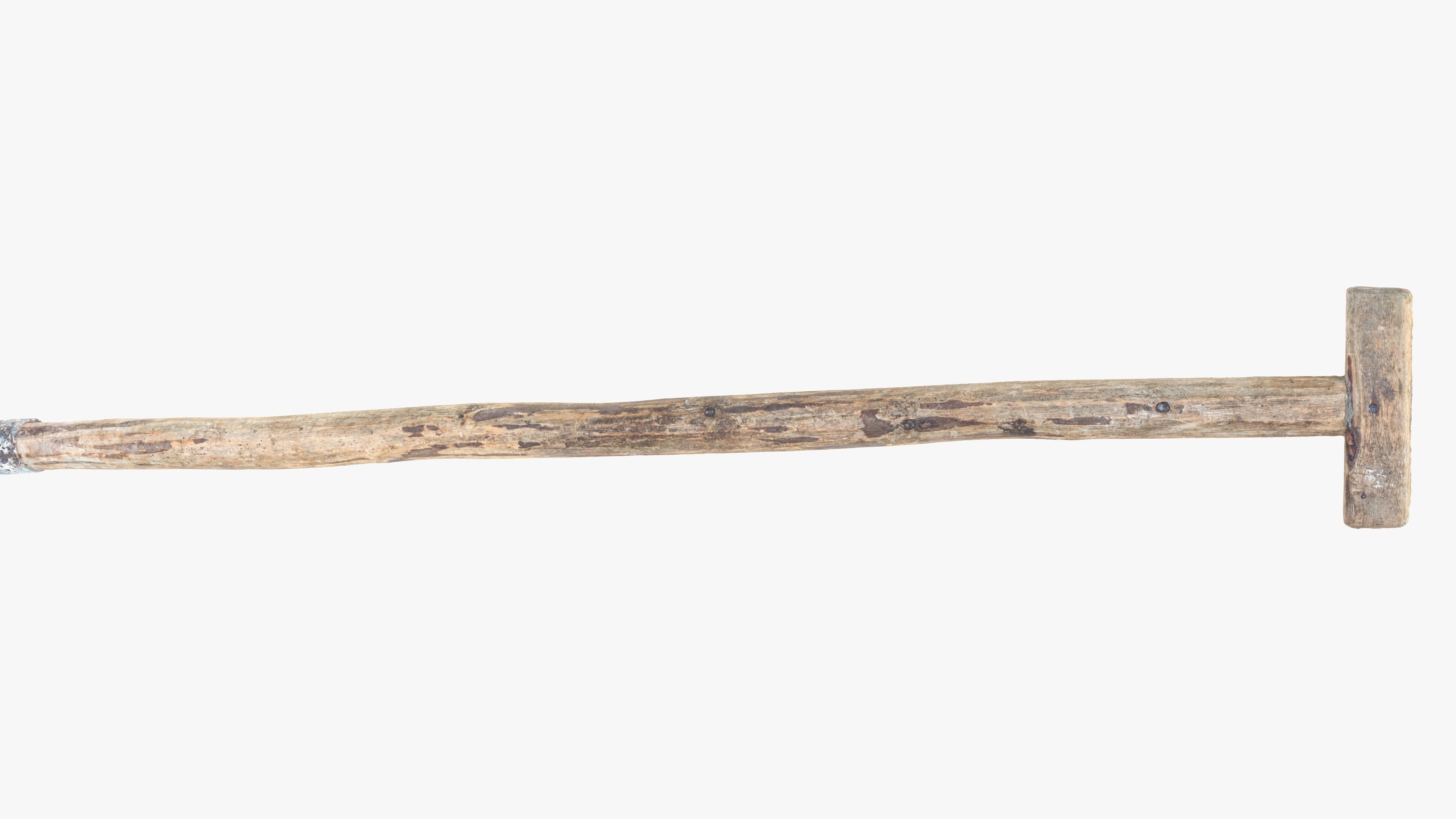 Shovel Low-poly 3D model_4