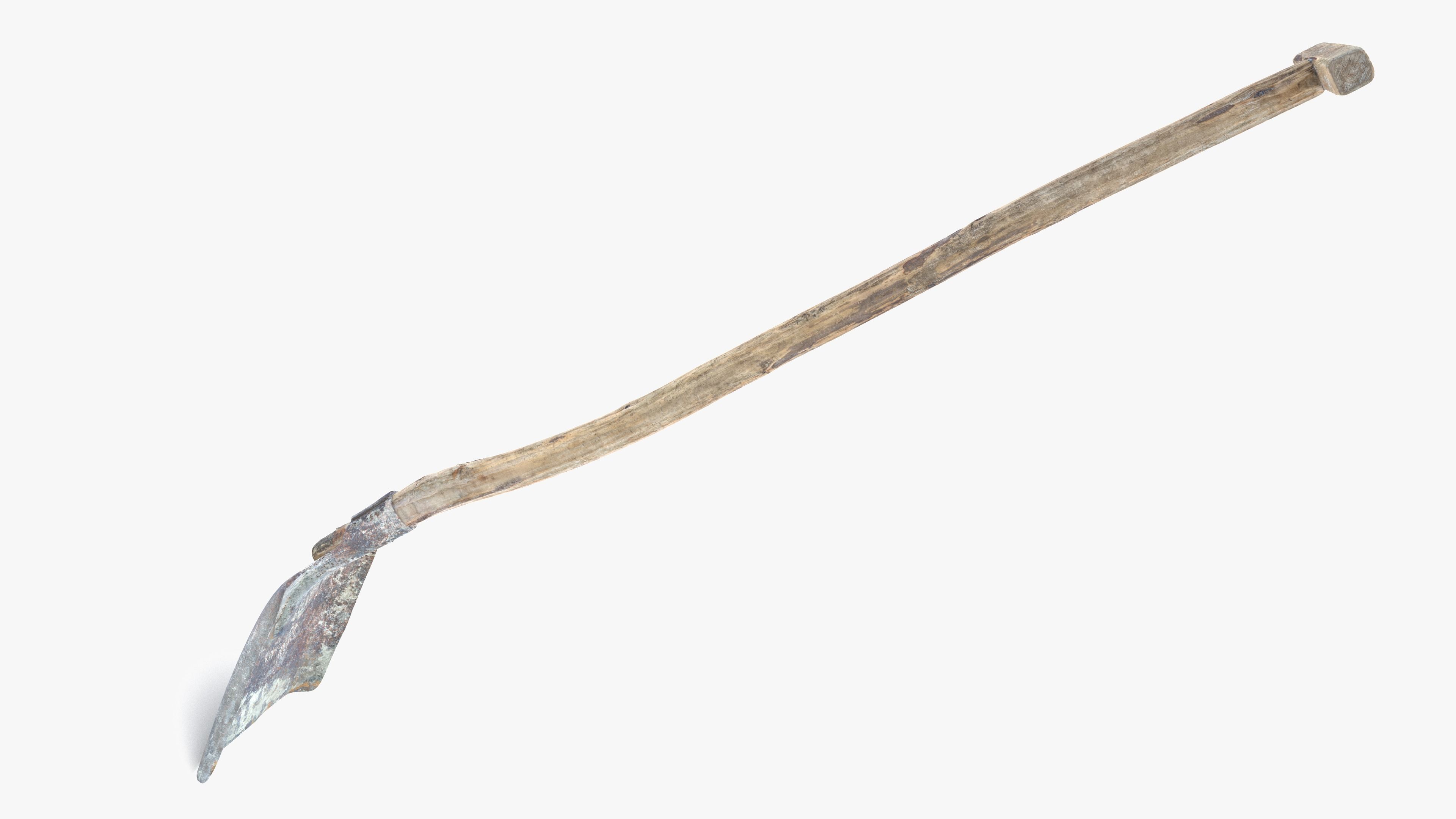 Shovel Low-poly 3D model_23