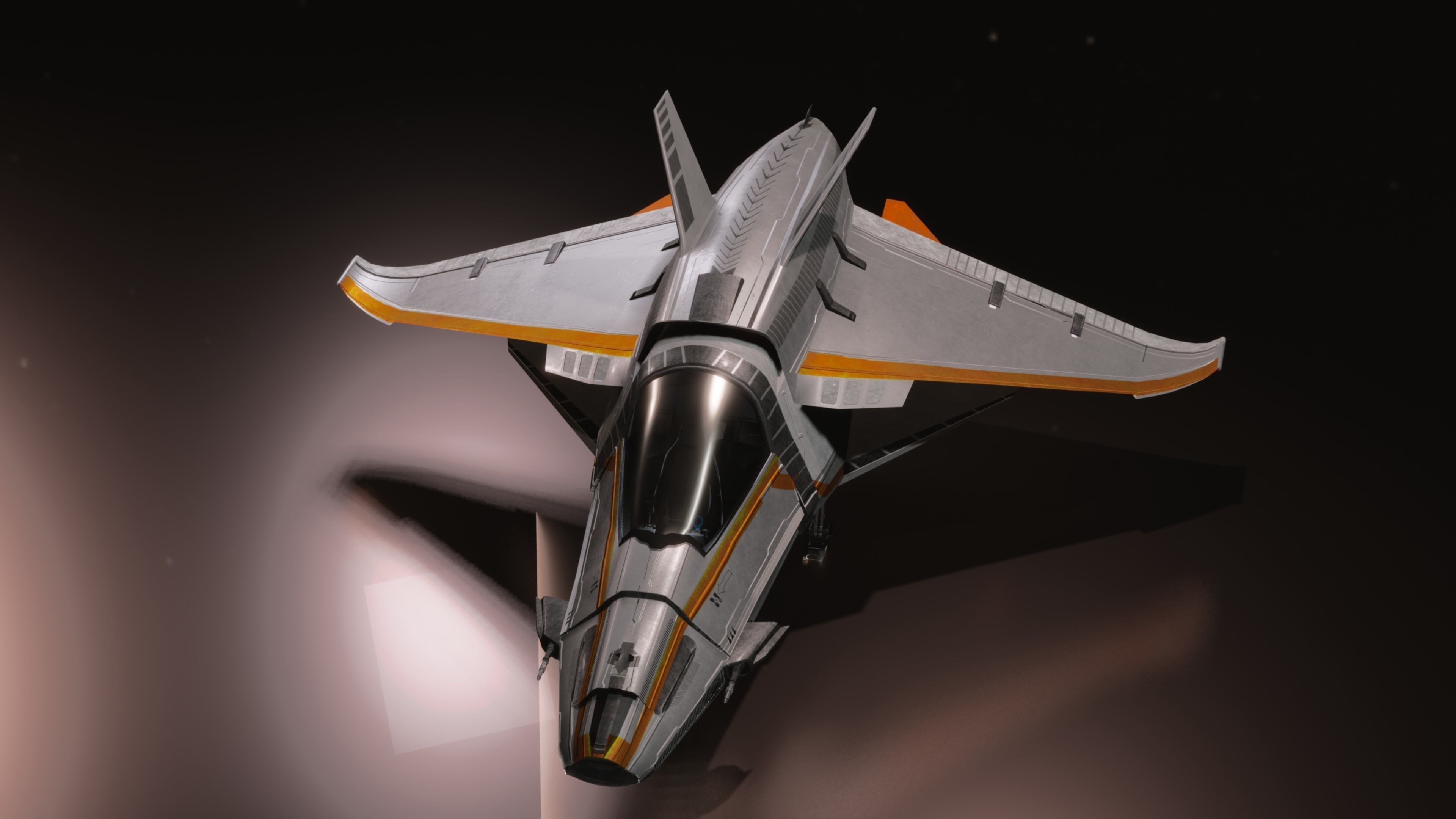 Space Ship - Rigged- High Resolution Textured - include inside Low-poly 3D model_23