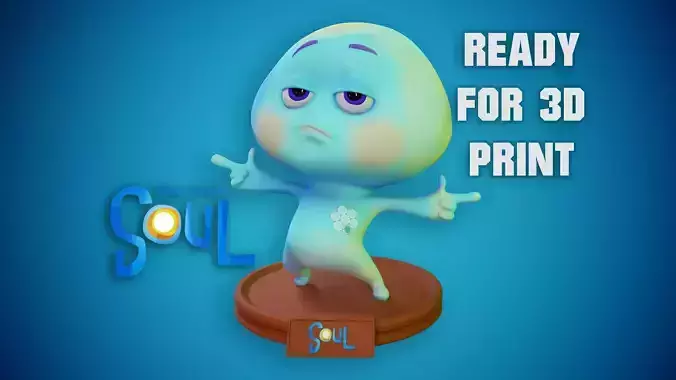 22  Soul Disney Pixar  3D print model - Fan Art 3D print model