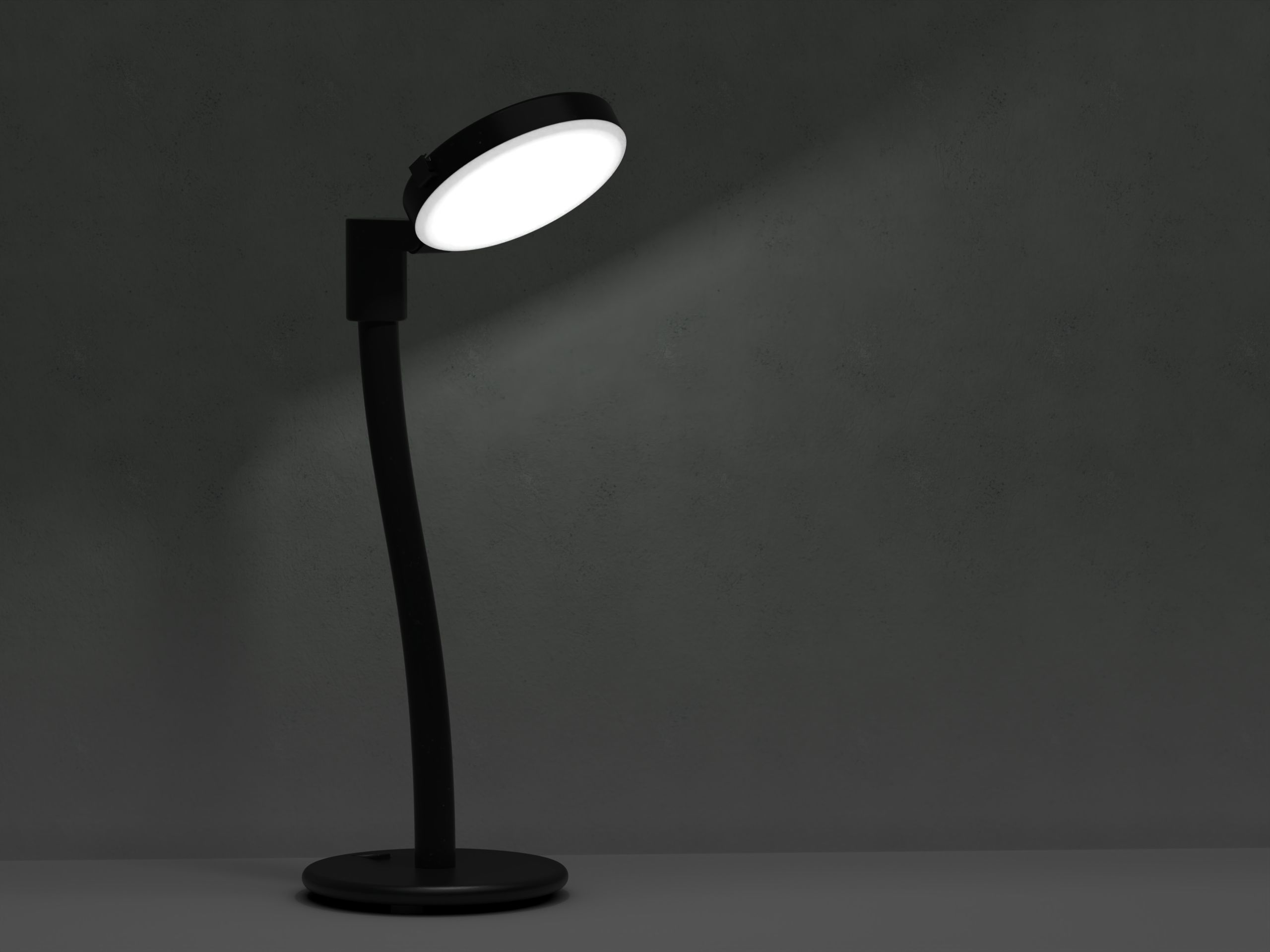 Desk light portable 3D model_11