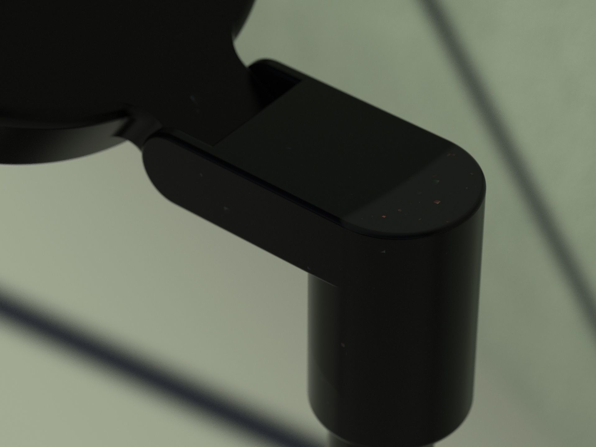 Desk light portable 3D model_8