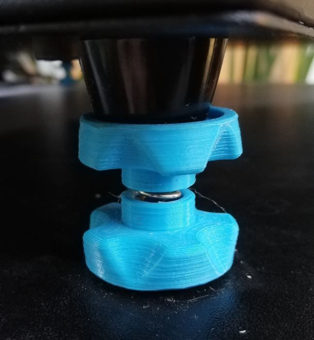 3D printer spring foot shock absorber 3D print model_5
