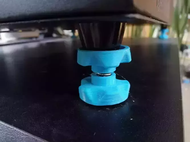 3D printer spring foot shock absorber 3D print model