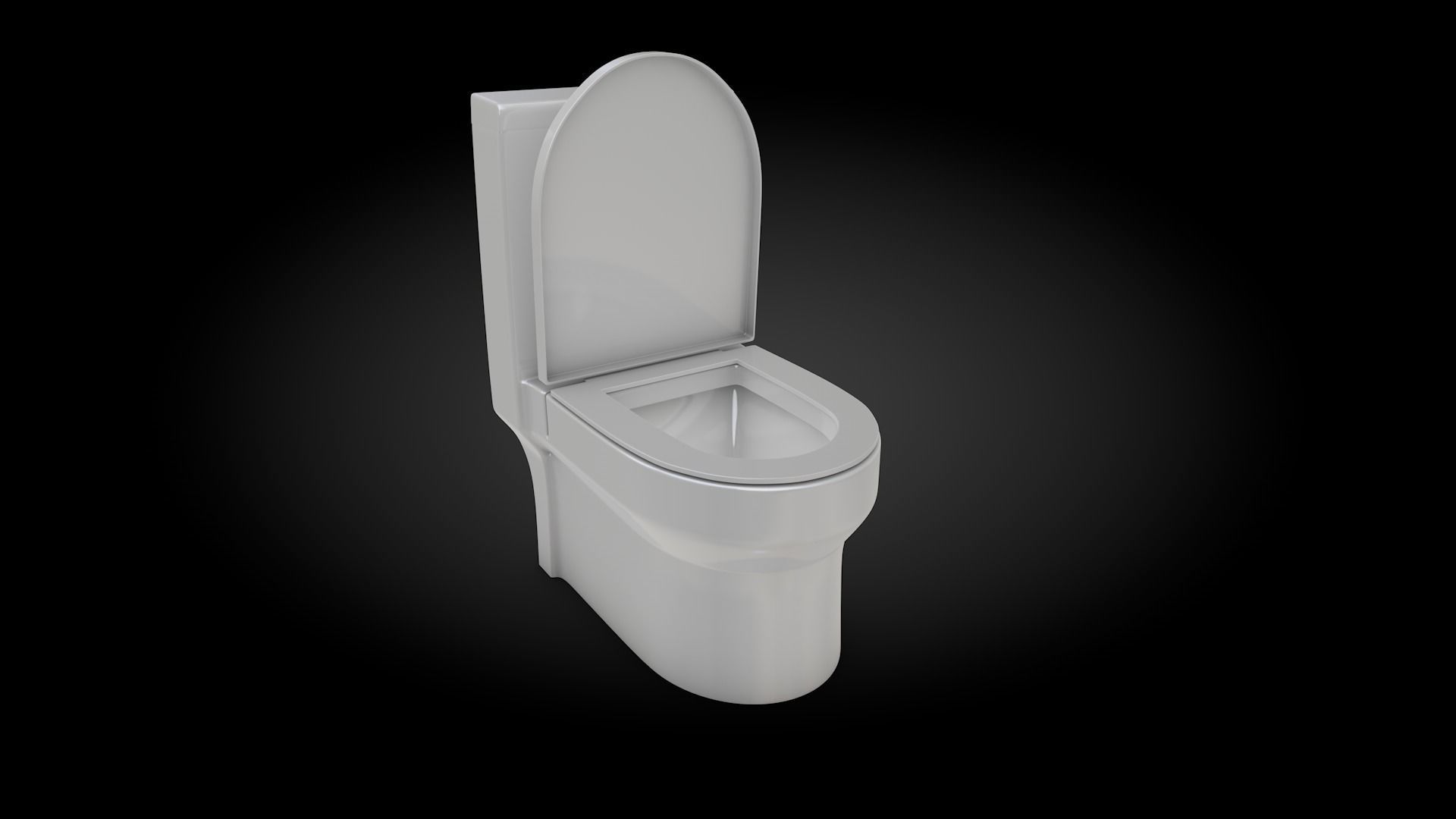 TOILET Low-poly 3D model_2