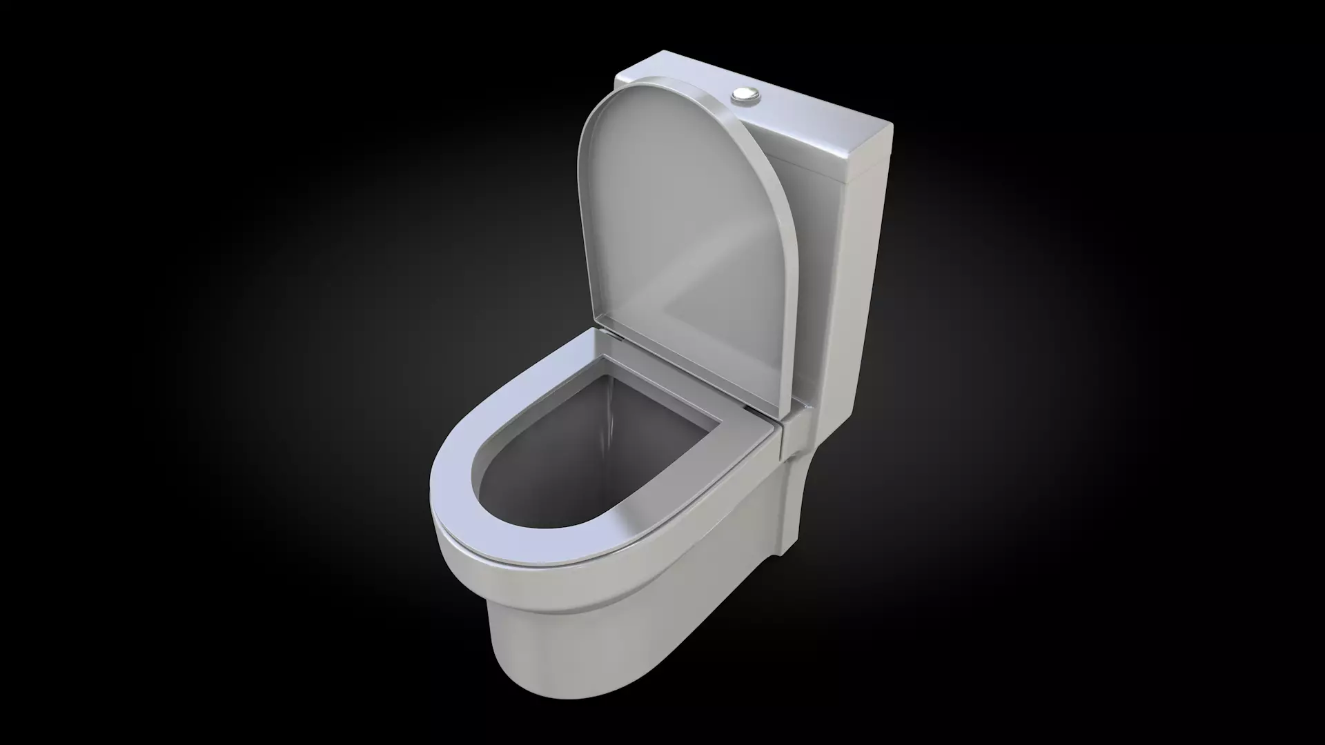 TOILET Low-poly 3D model_0