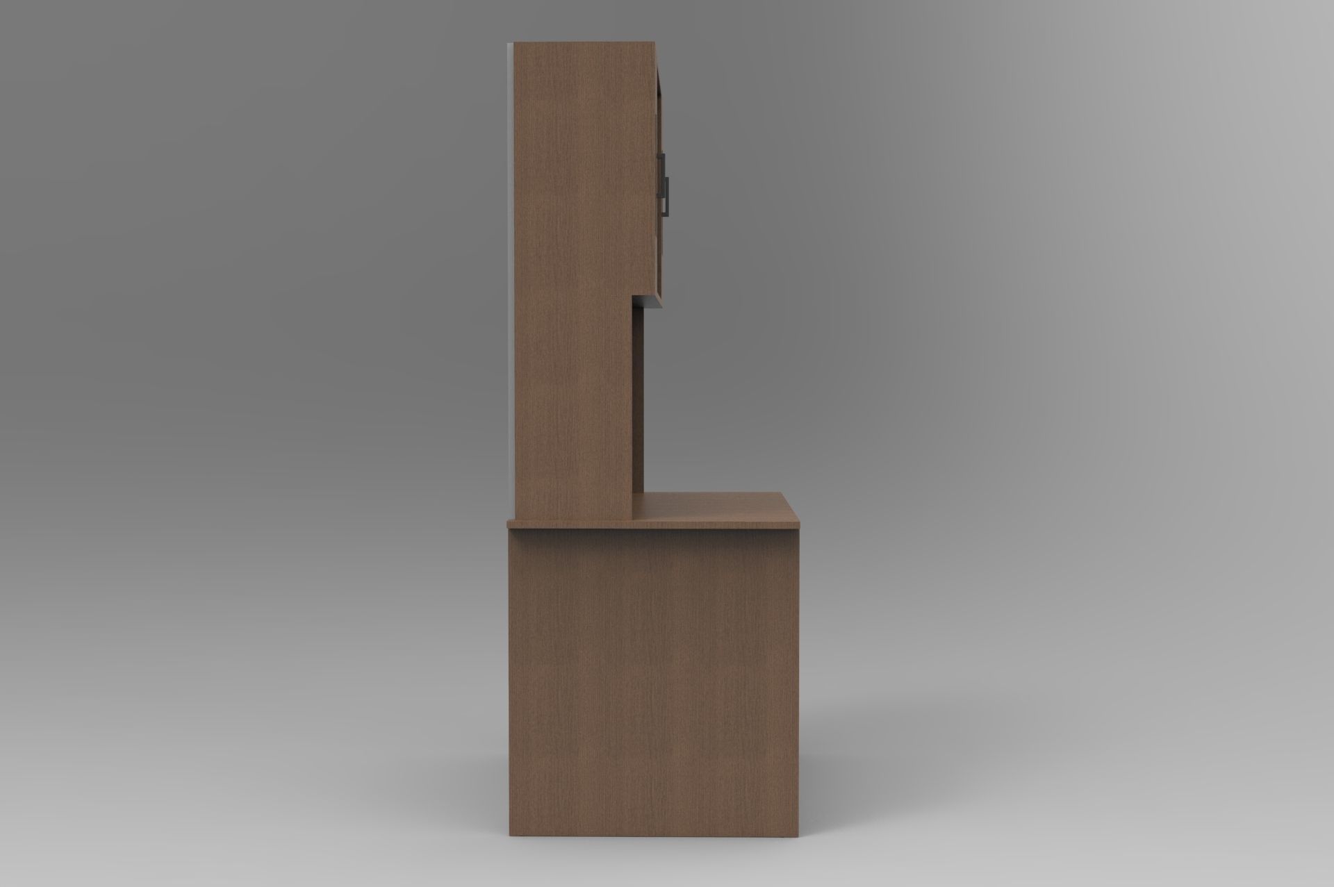 Study Desk Low-poly 3D model_3