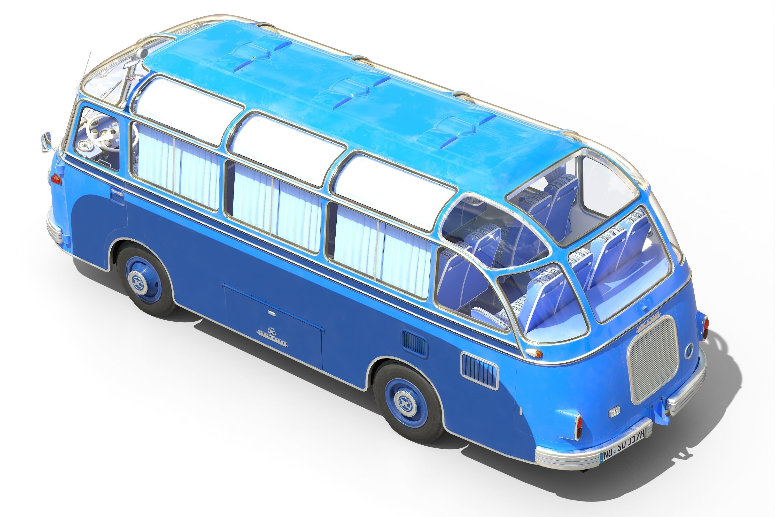 Setra S6 Low-poly 3D model_13