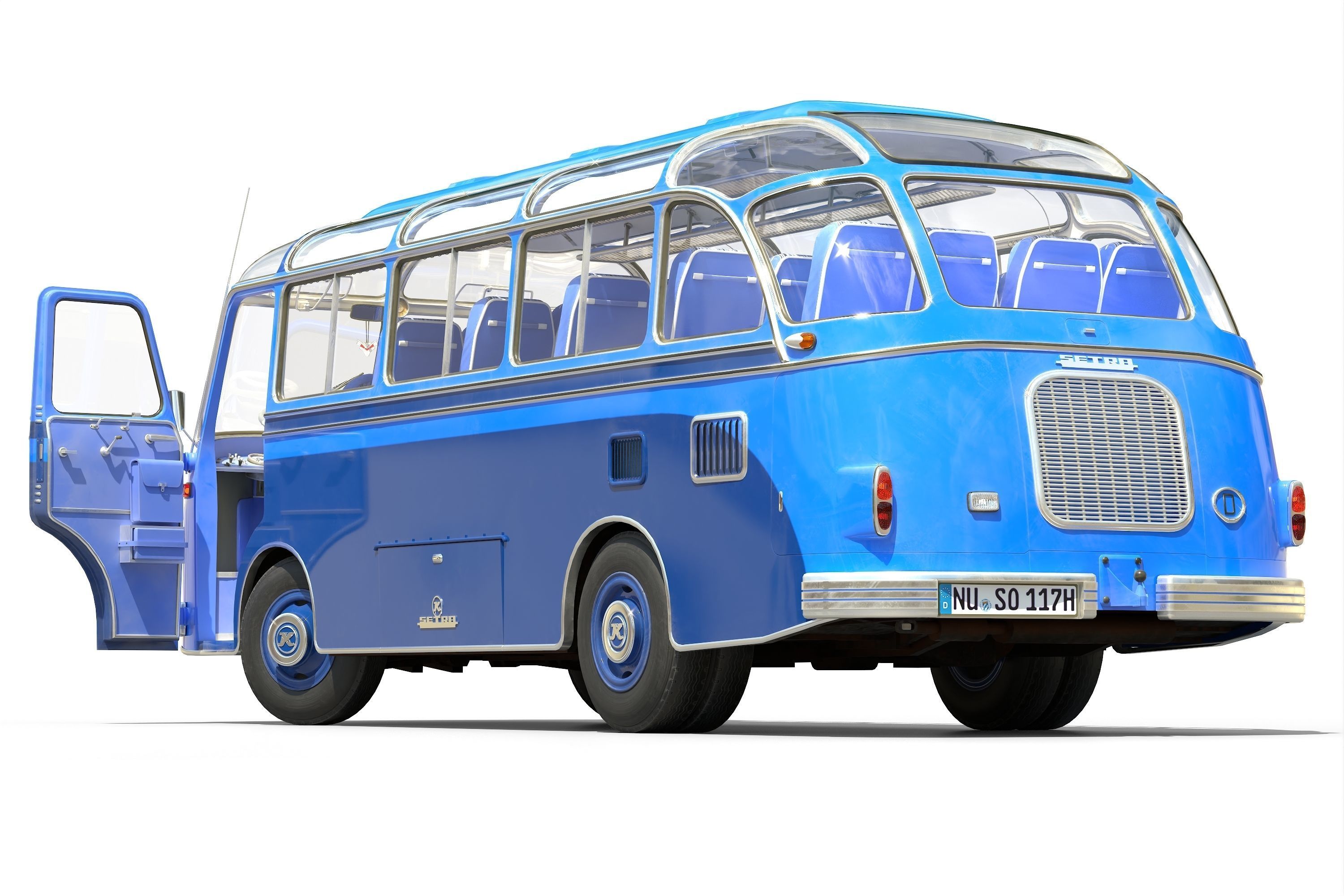 Setra S6 Low-poly 3D model_15