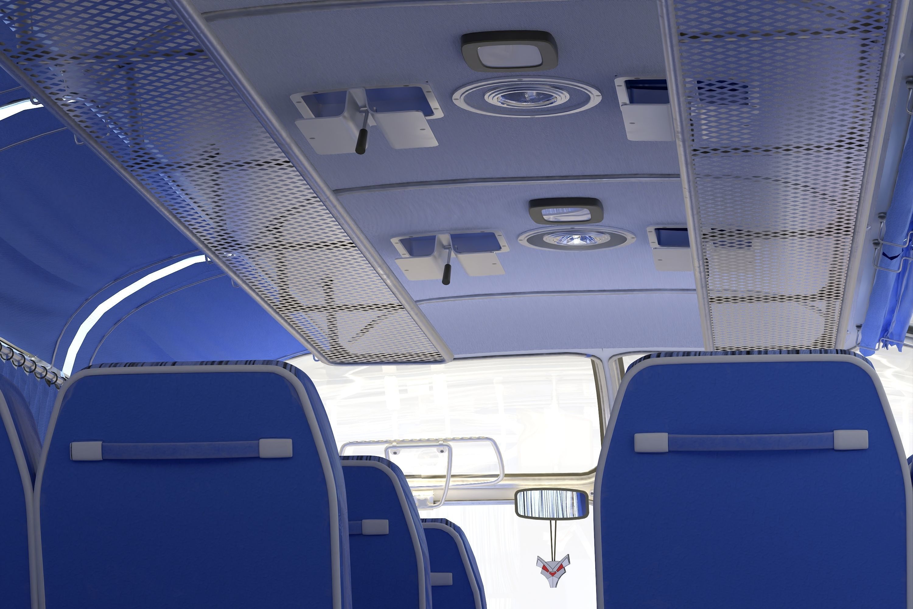 Setra S6 Low-poly 3D model_18