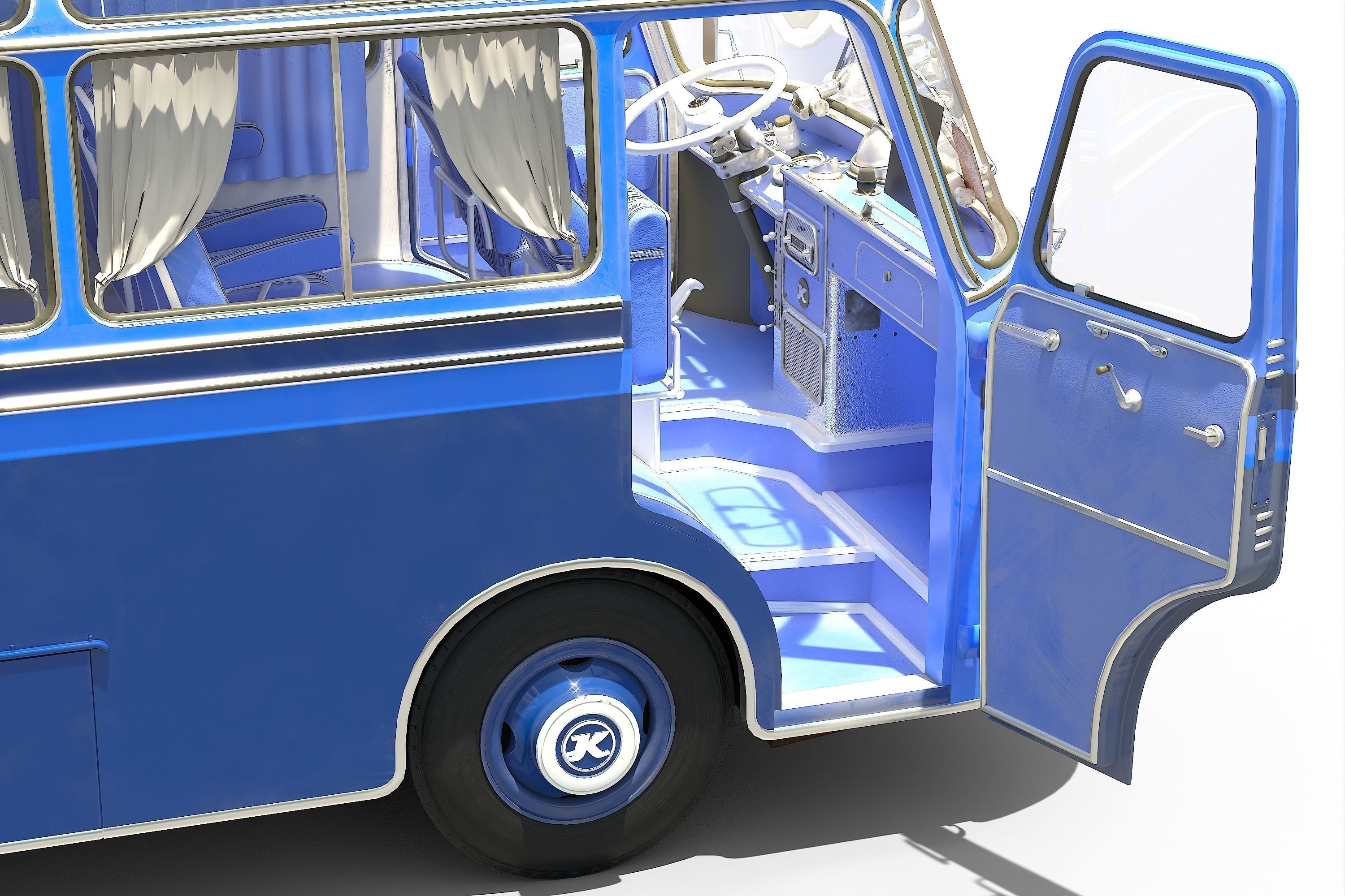 Setra S6 Low-poly 3D model_17