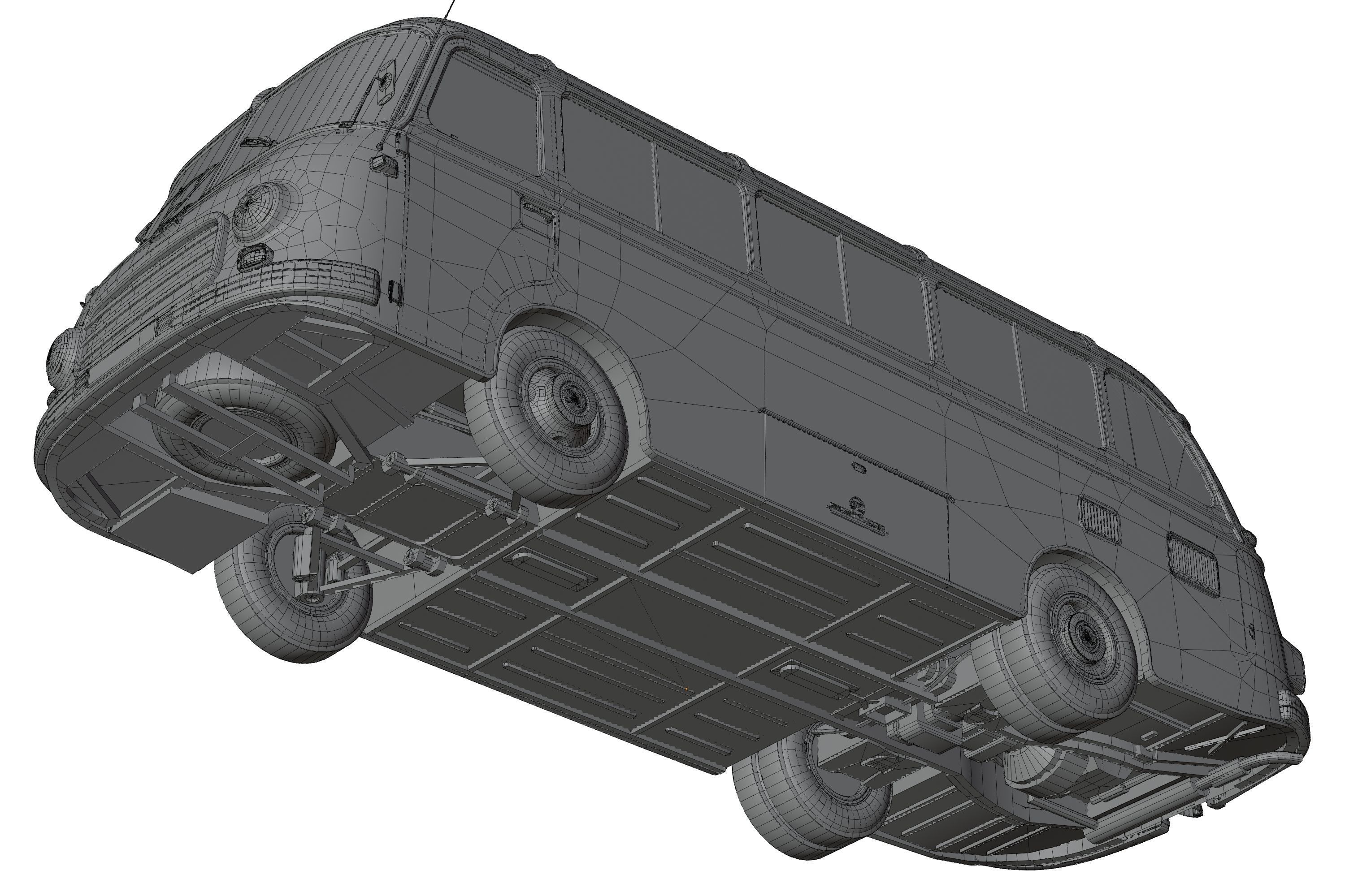 Setra S6 Low-poly 3D model_23