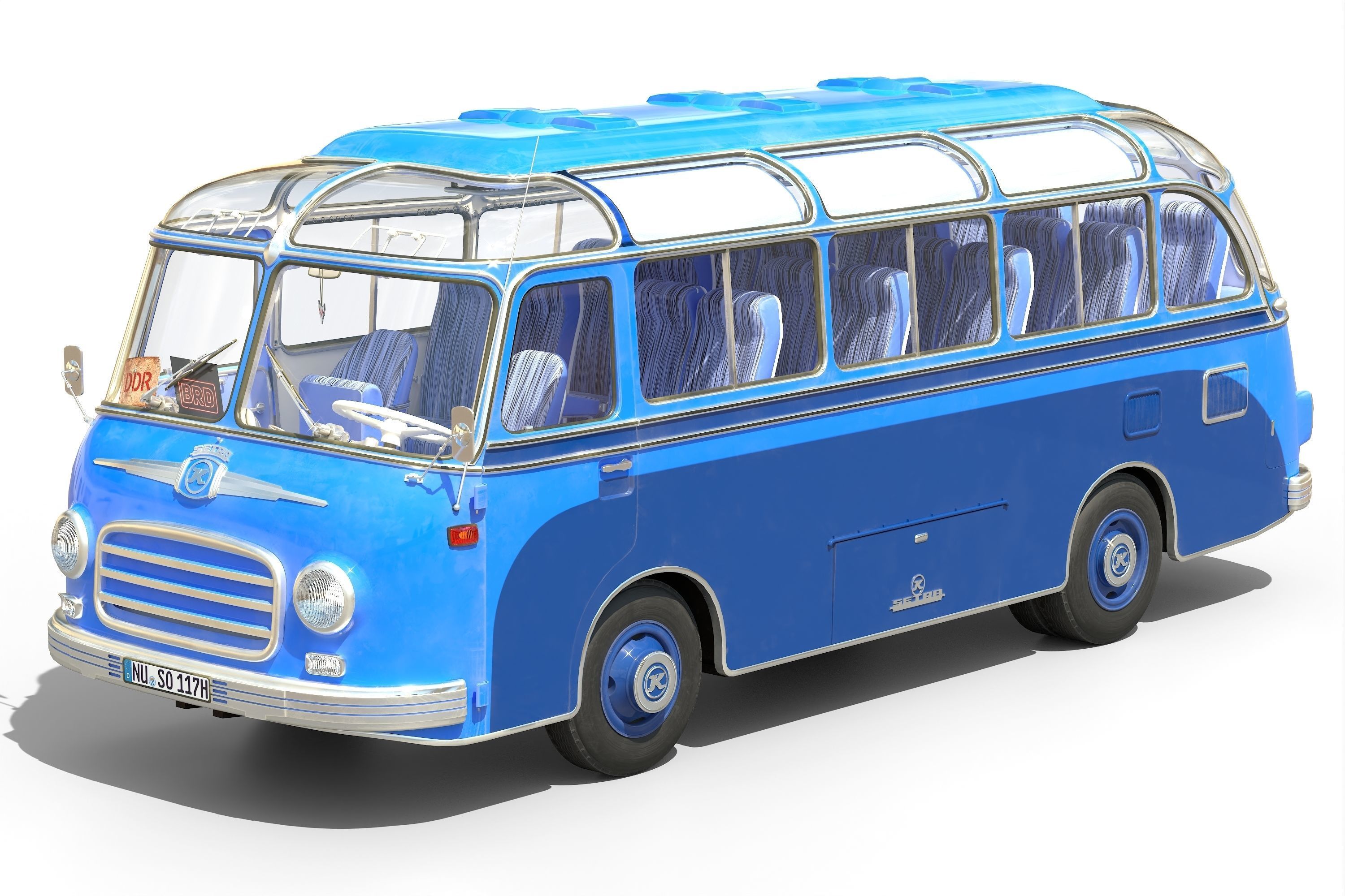 Setra S6 Low-poly 3D model_14