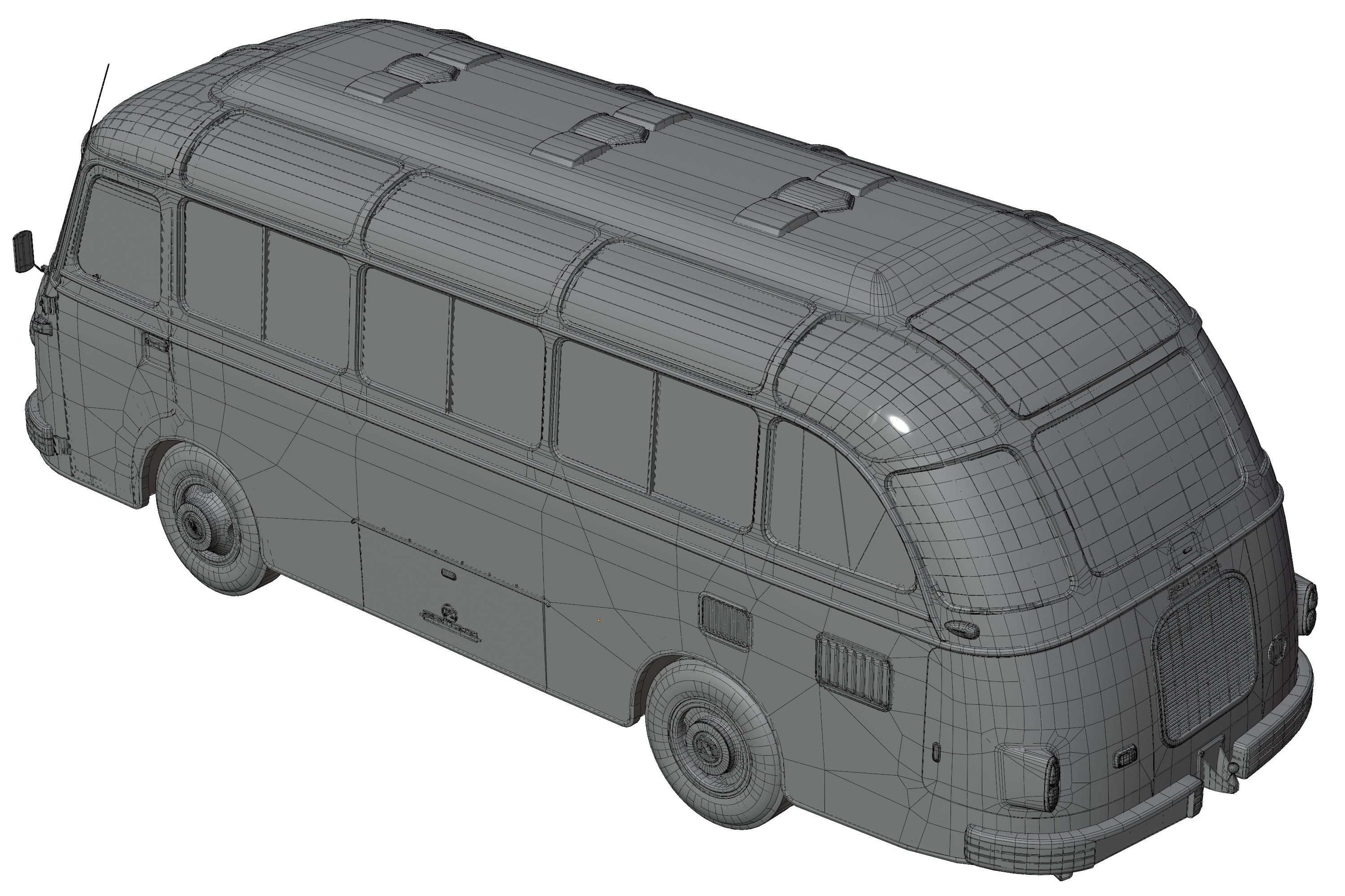 Setra S6 Low-poly 3D model_22