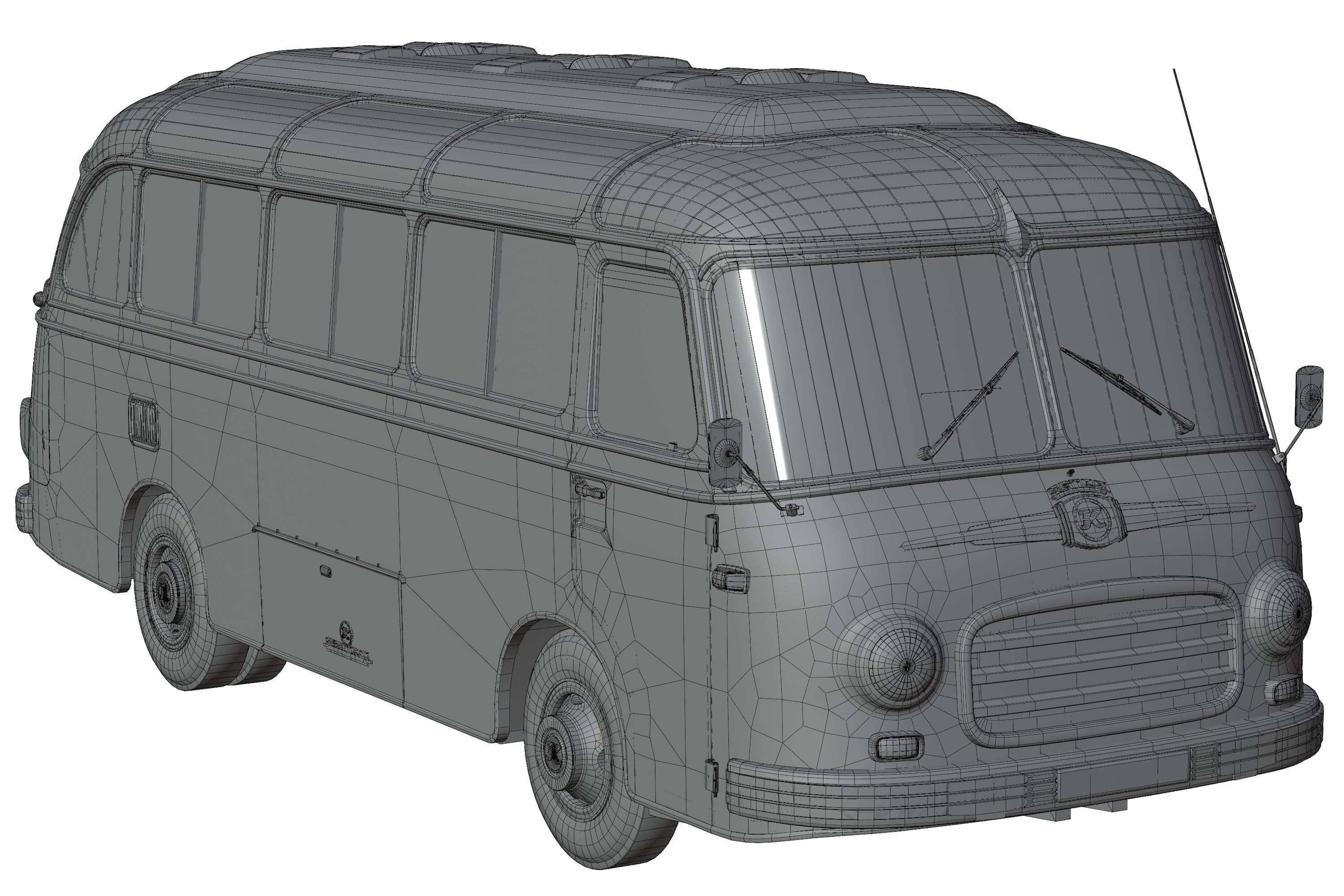 Setra S6 Low-poly 3D model_20