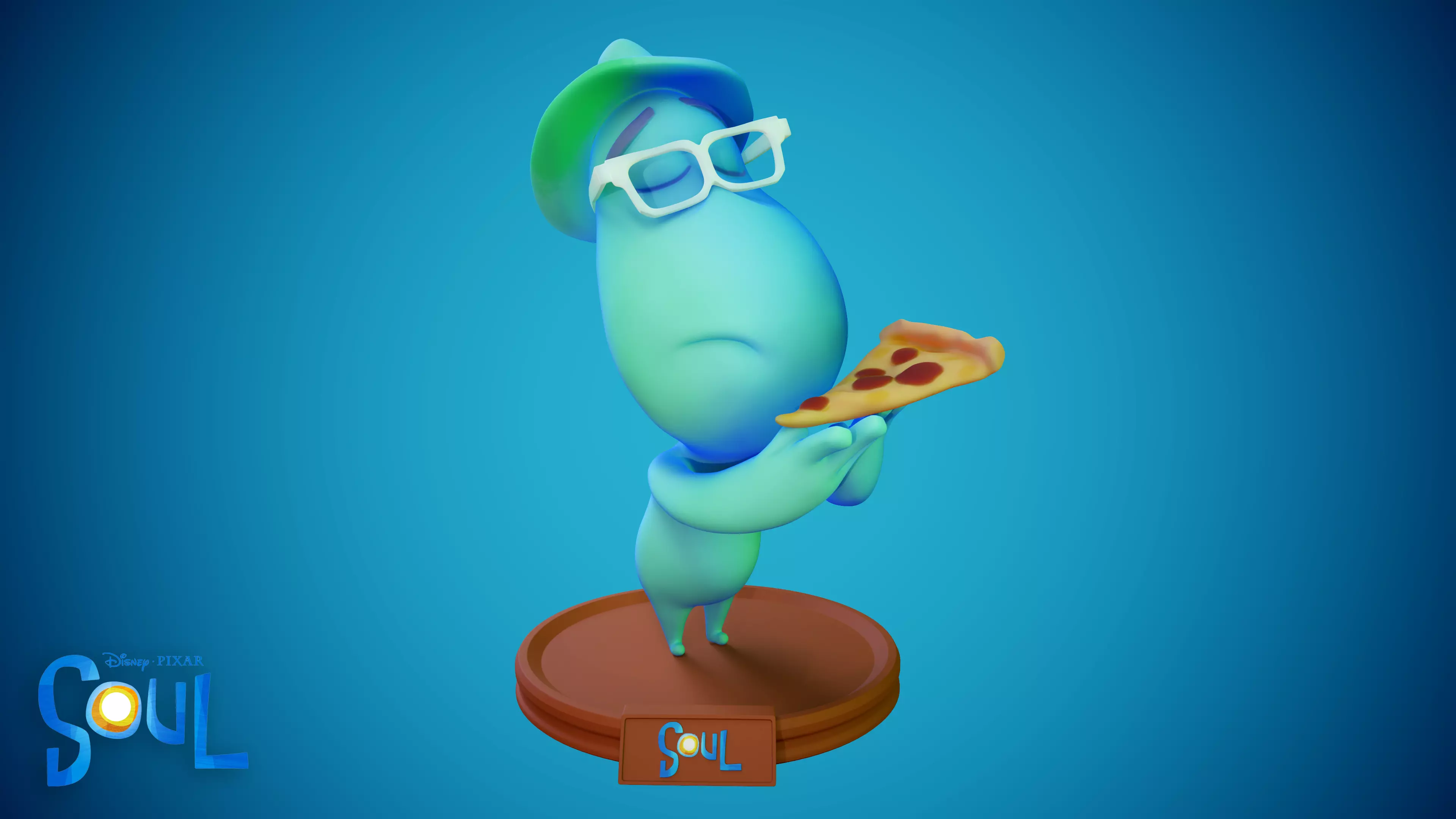 Joe Gardner - Soul Disney Pixar 3D print model -  3D print model 3D print model_0