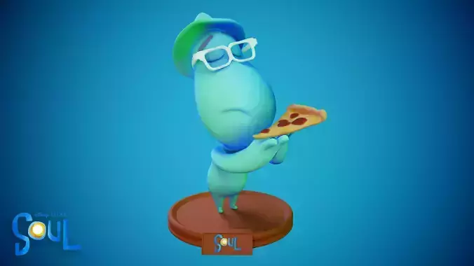 Joe Gardner - Soul Disney Pixar 3D print model -  3D print model 3D print model