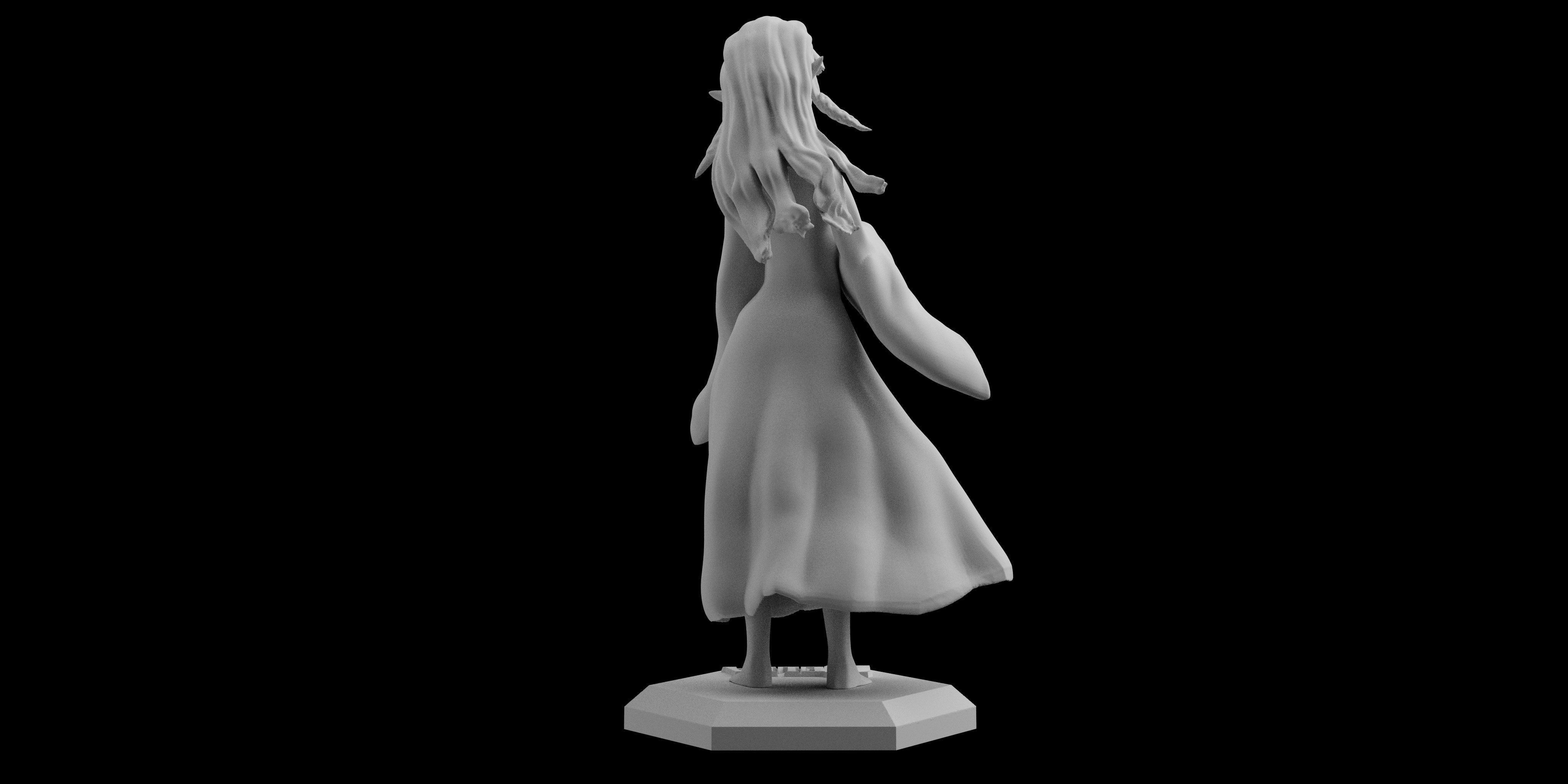 Skyward Sword Goddess Zelda Statue Figure 3D print model_3
