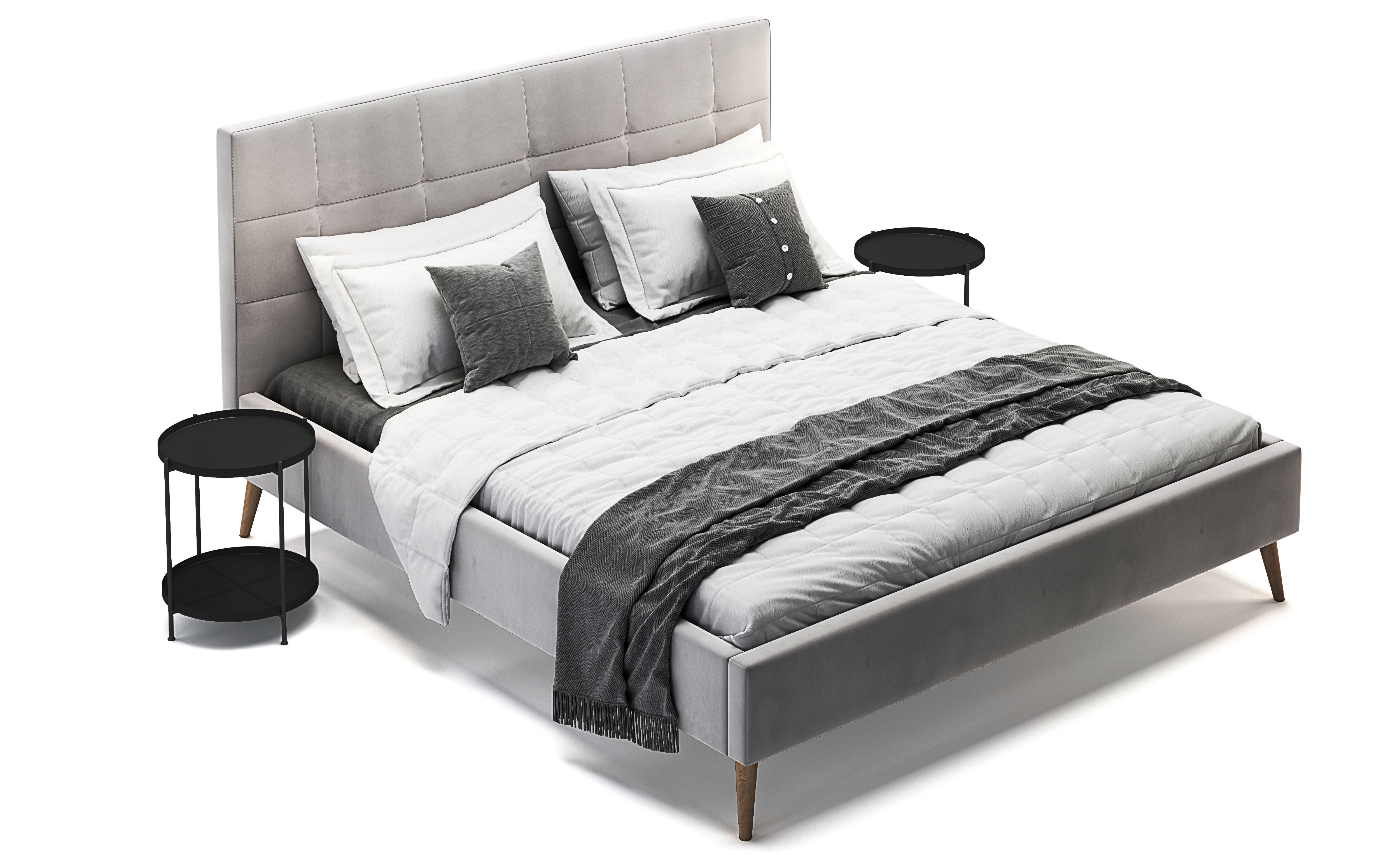 Adairs highbury bed 3D model_4