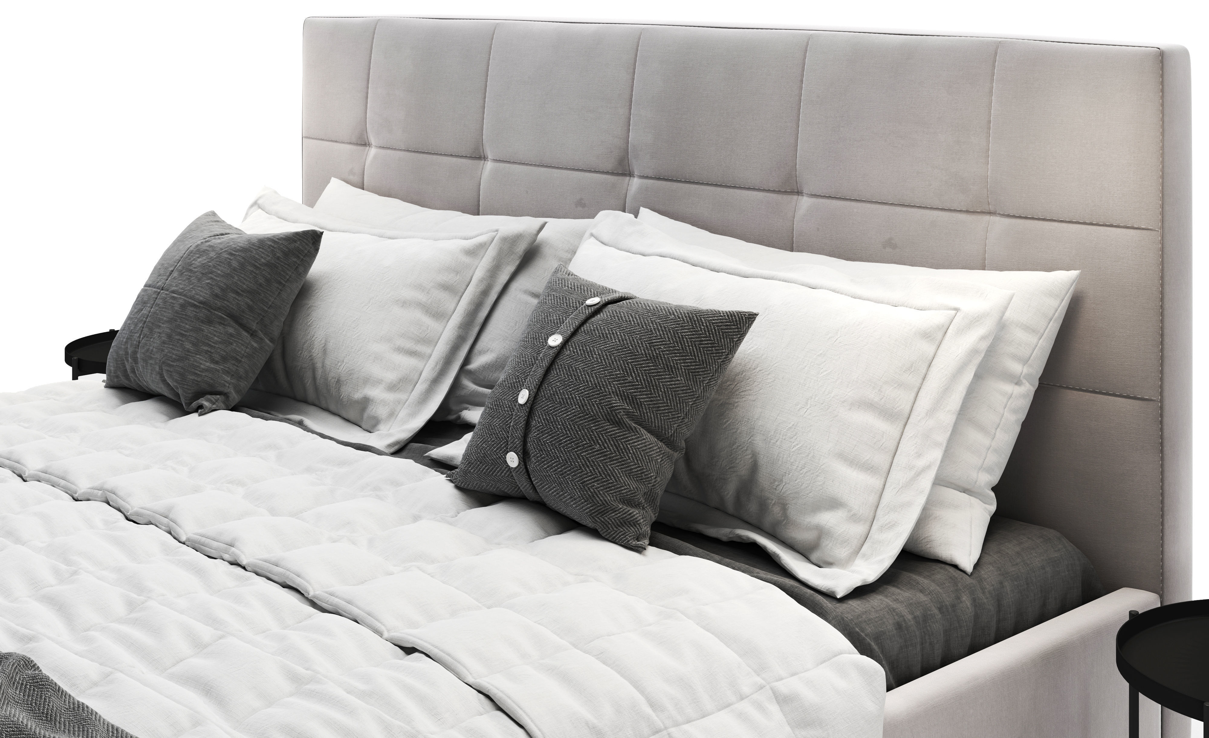 Adairs highbury bed 3D model_7