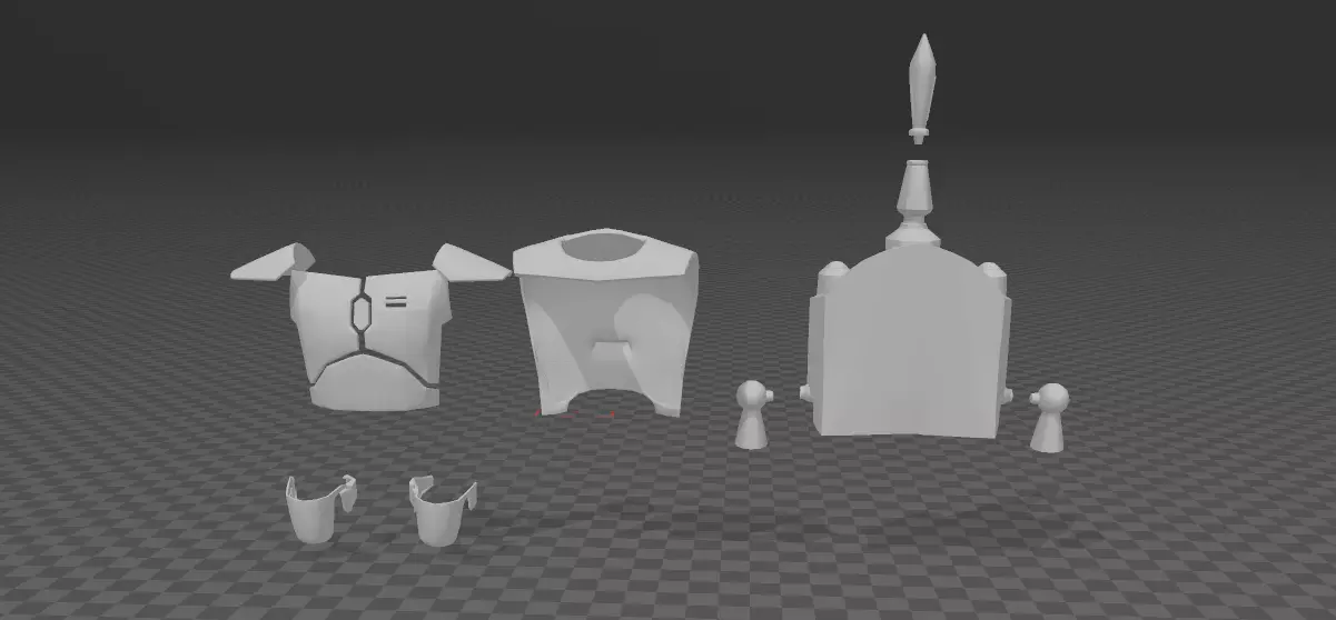 Star Wars Boba Fett Armor 3D print model