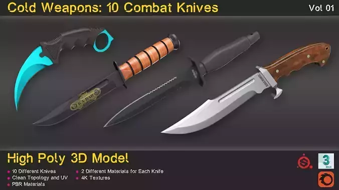 Cold Weapons-Combat Knives-Vol 01