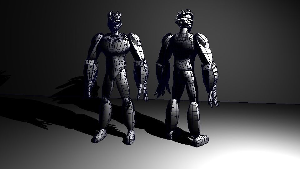 Iceman man 3D model_2
