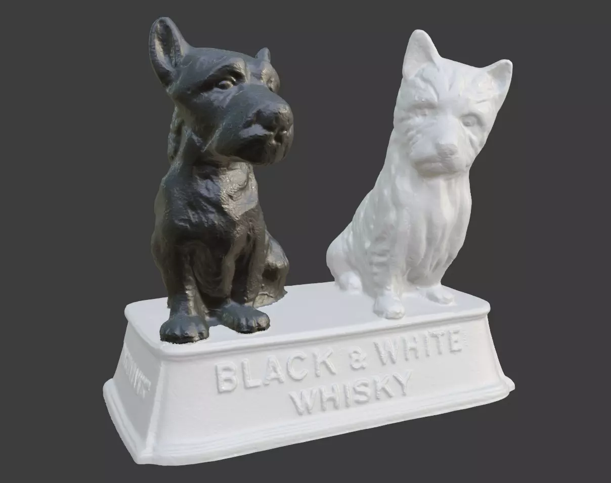 Black and White Scotch Whisky stand 3D print model_0