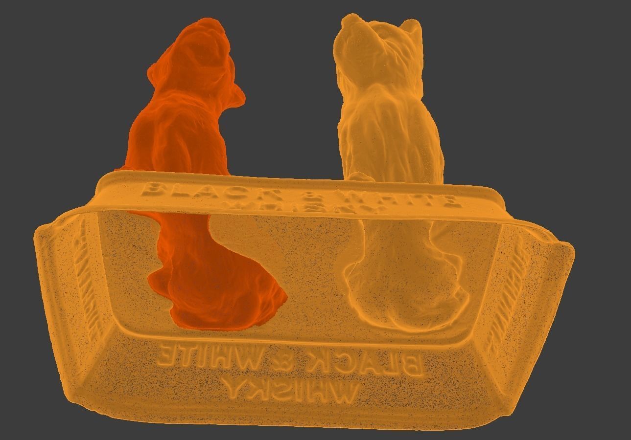 Black and White Scotch Whisky stand 3D print model_5