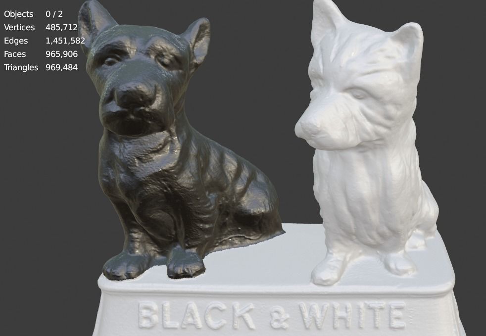 Black and White Scotch Whisky stand 3D print model_10