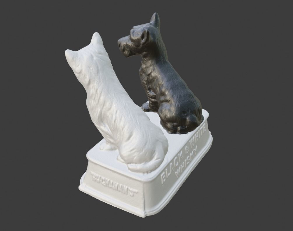 Black and White Scotch Whisky stand 3D print model_6