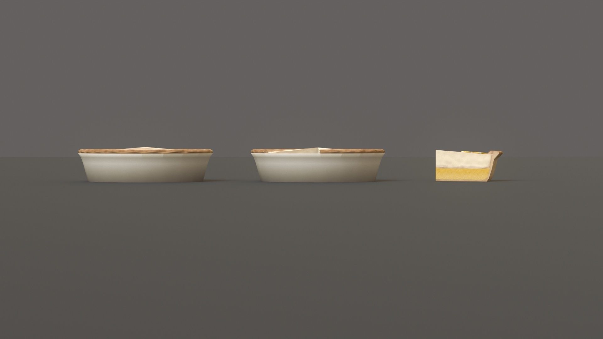 Lemon Pie G79 Low-poly 3D model_11