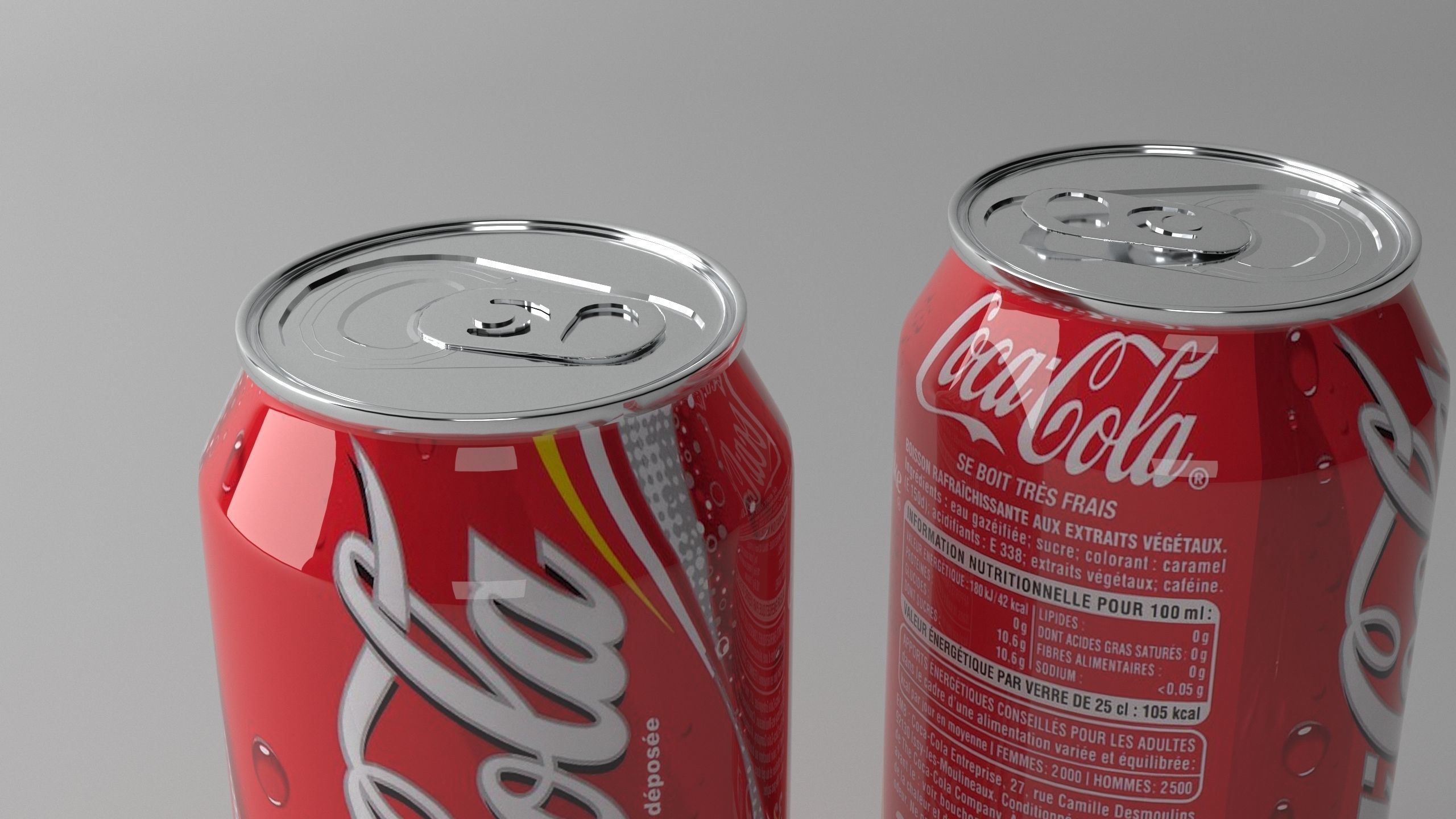 Coca-Cola 330ml Can 3D Model 3D model_3