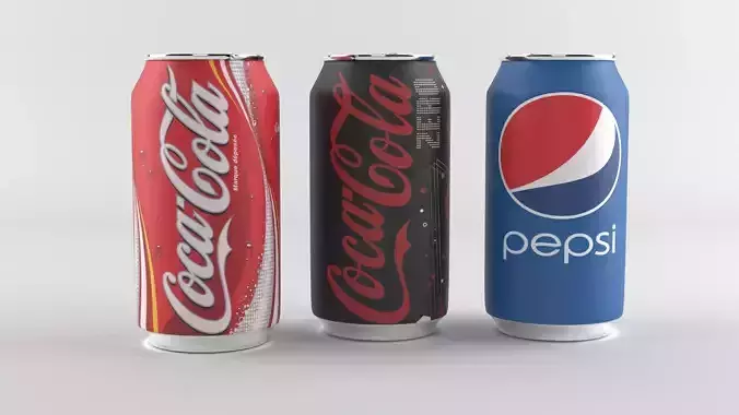 Coca-Cola 330ml Can 3D Model