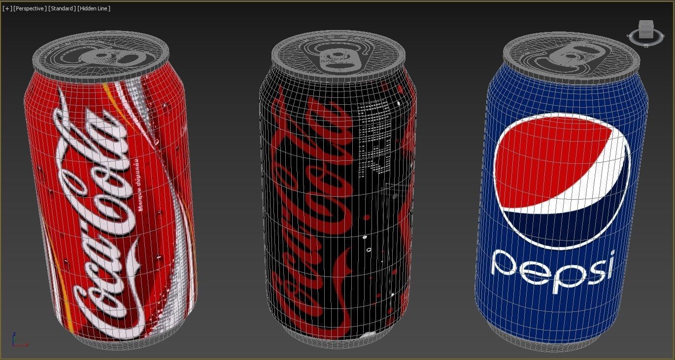 Coca-Cola 330ml Can 3D Model 3D model_7