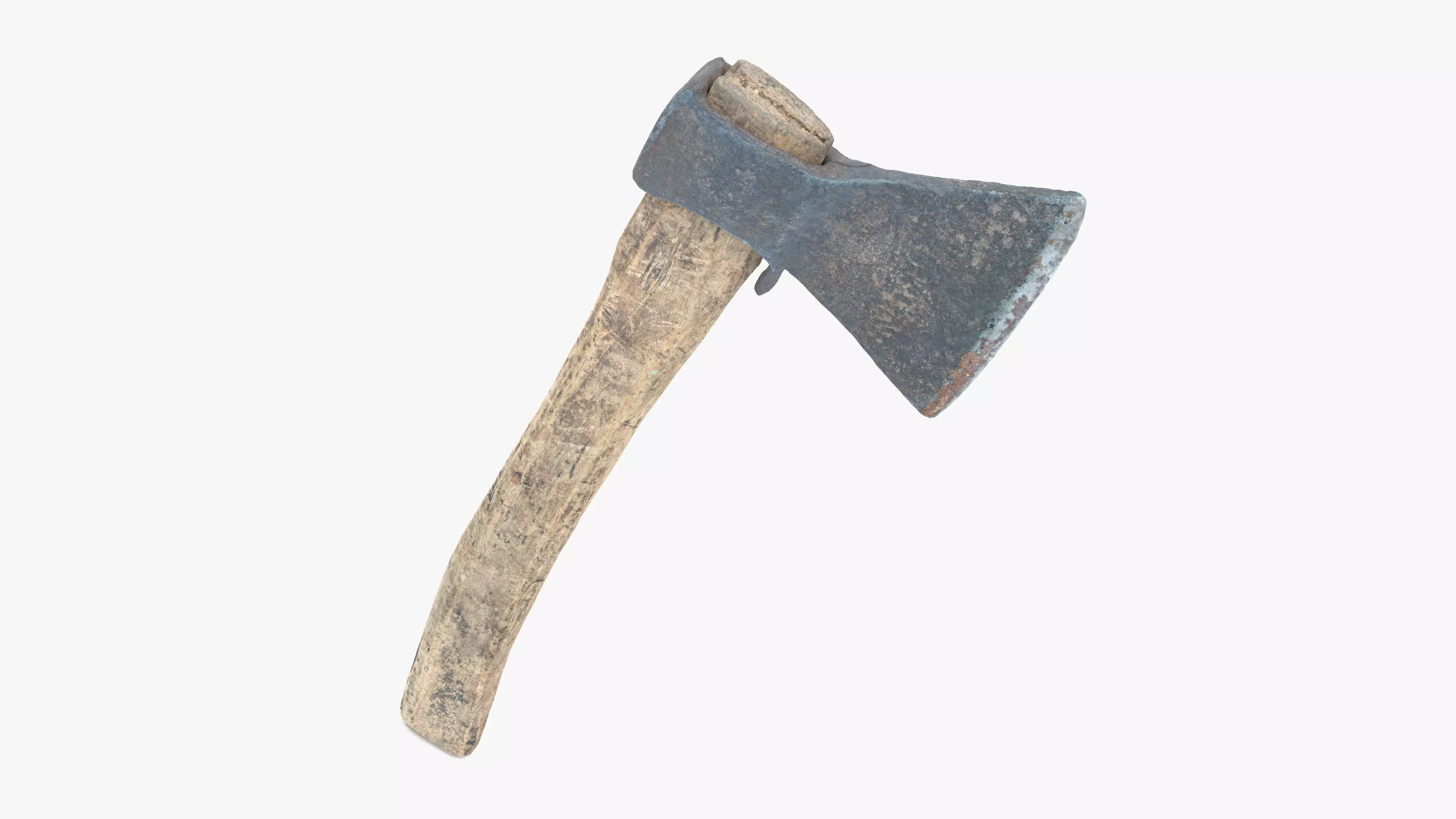  Axe Little Low-poly 3D model_0