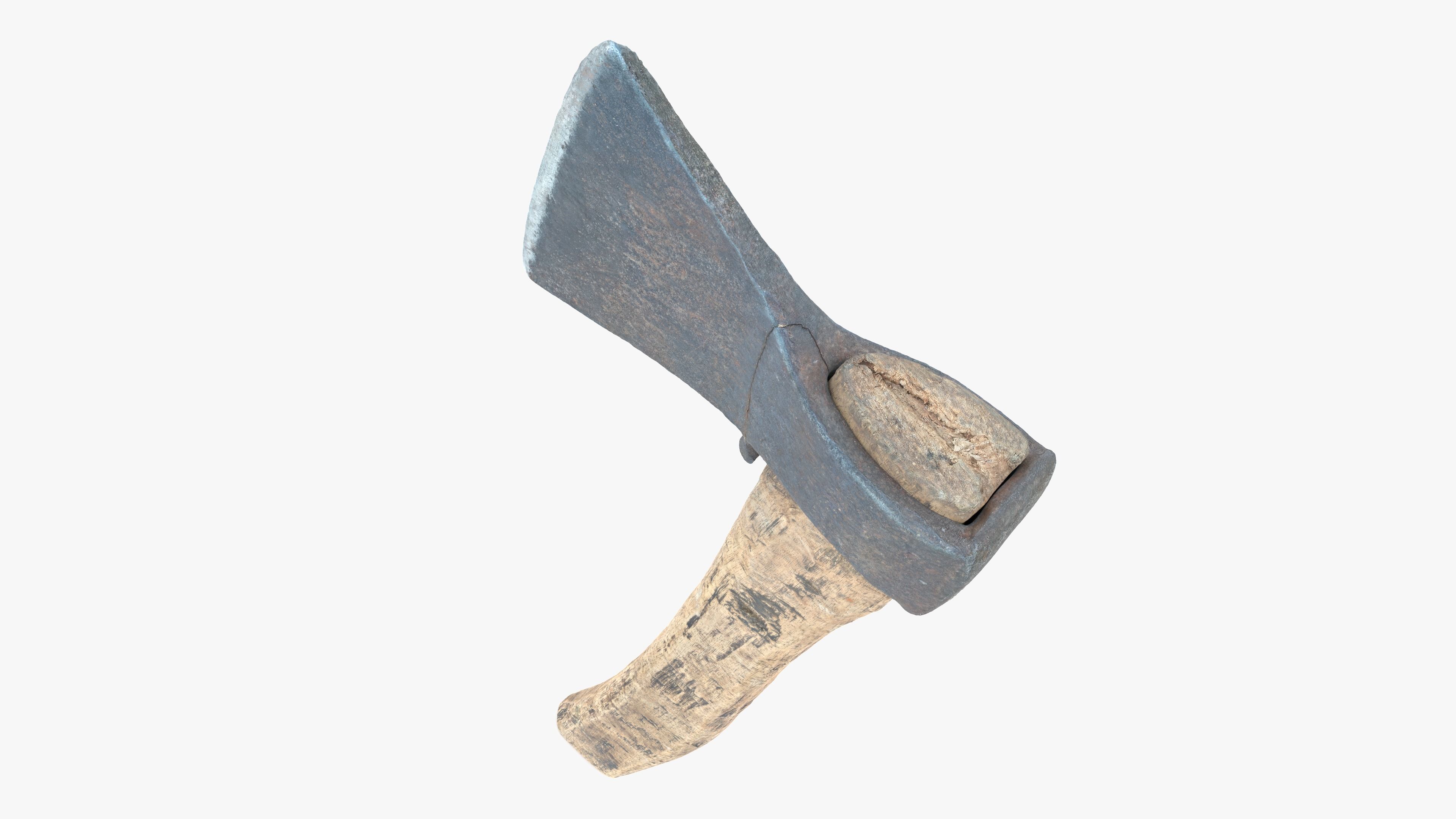  Axe Little Low-poly 3D model_6