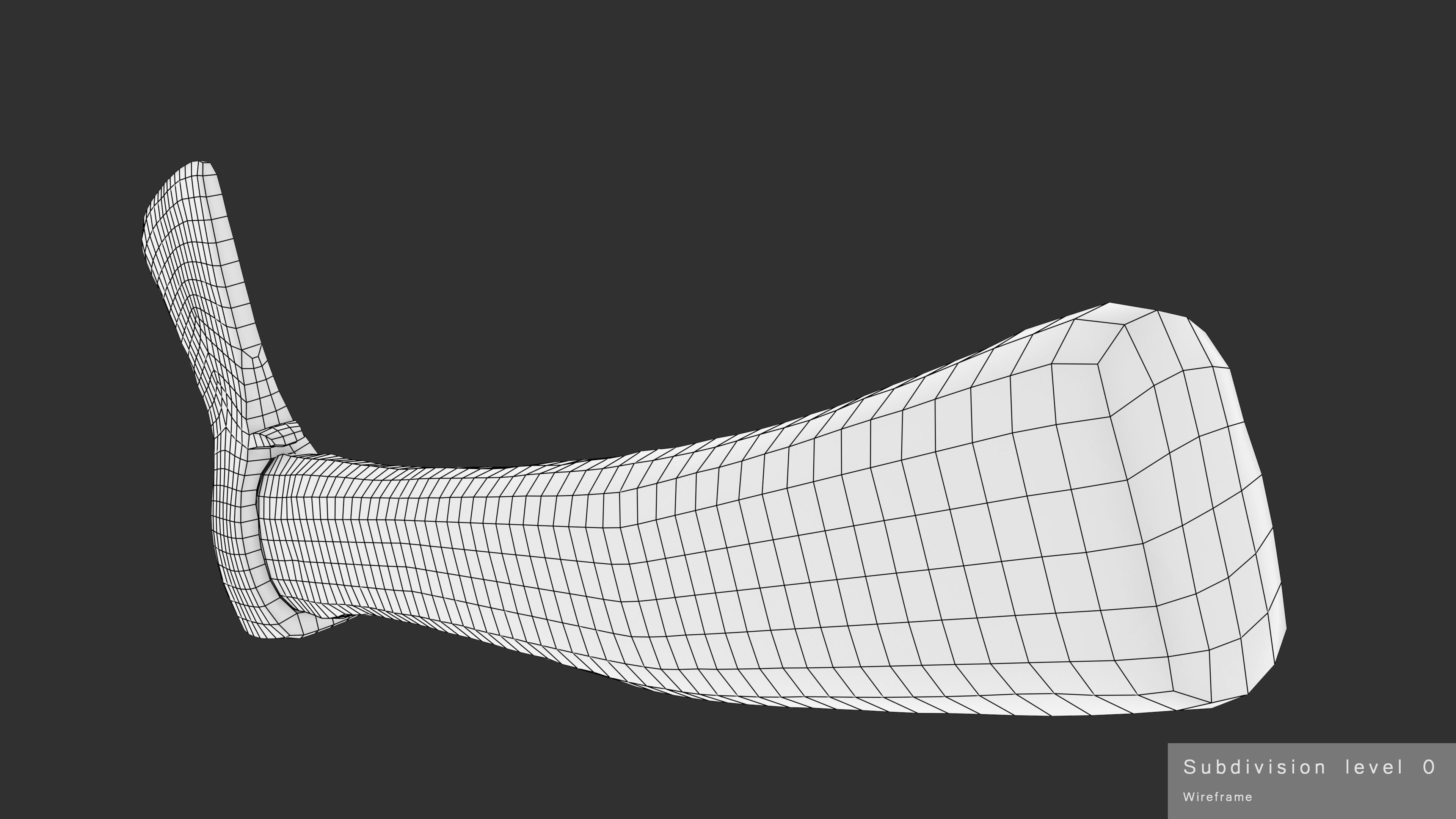  Axe Little Low-poly 3D model_35