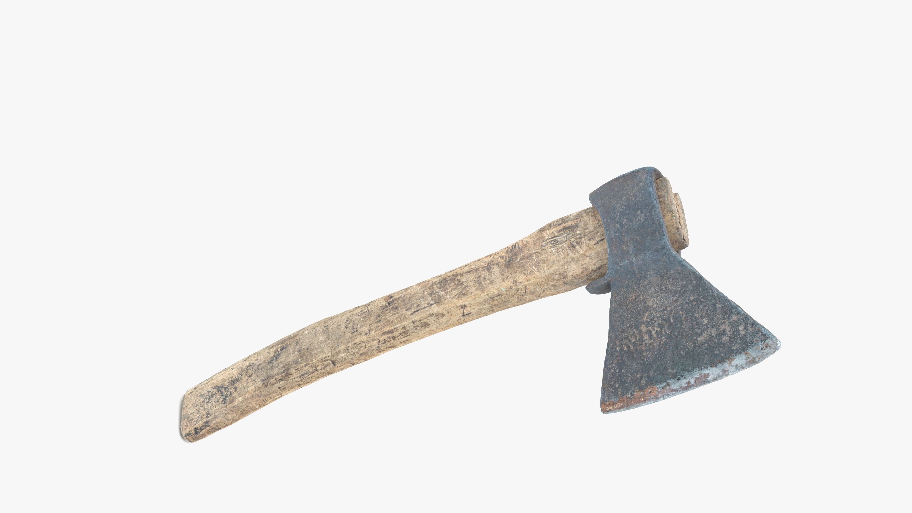  Axe Little Low-poly 3D model_23