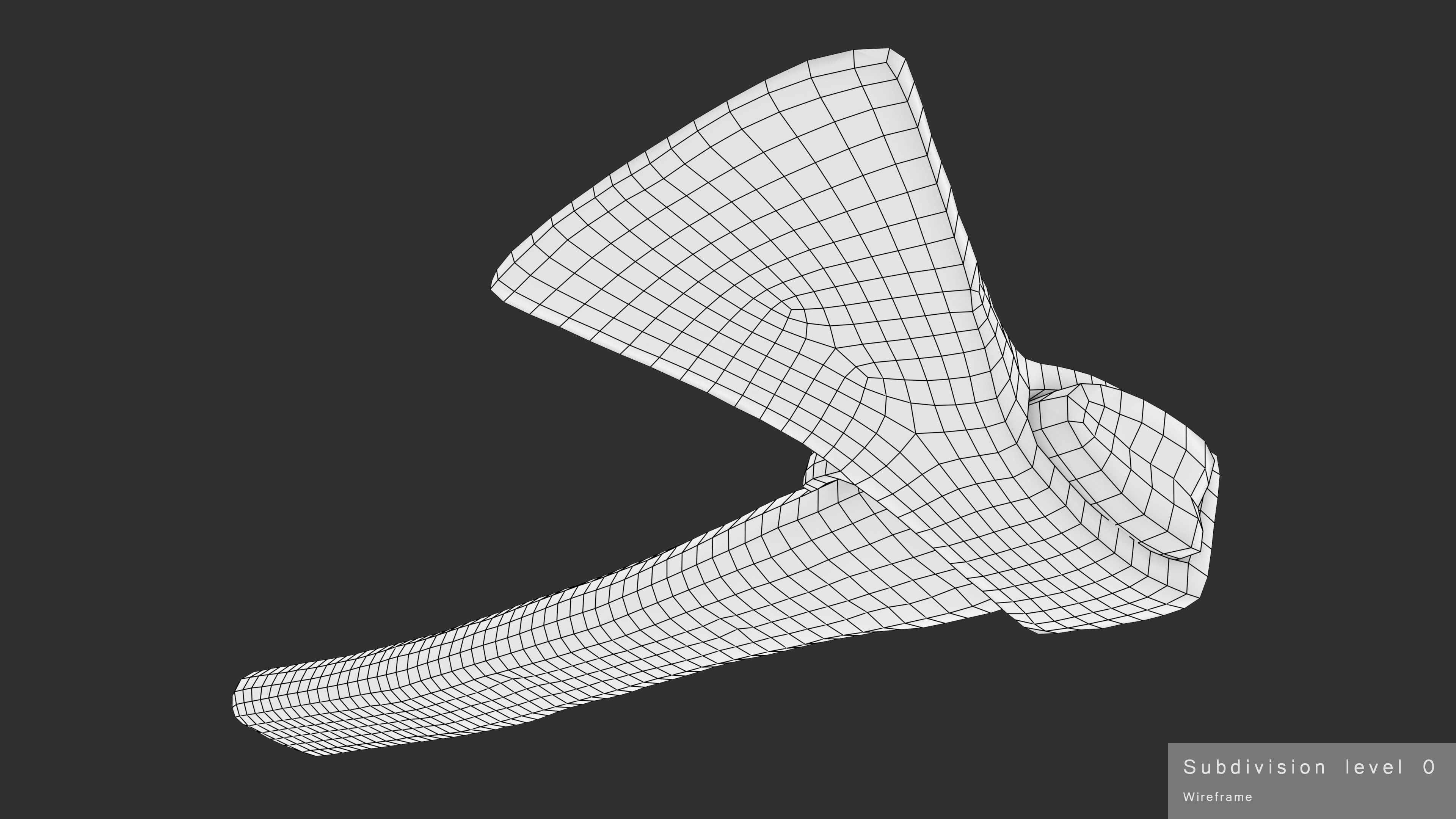  Axe Little Low-poly 3D model_31