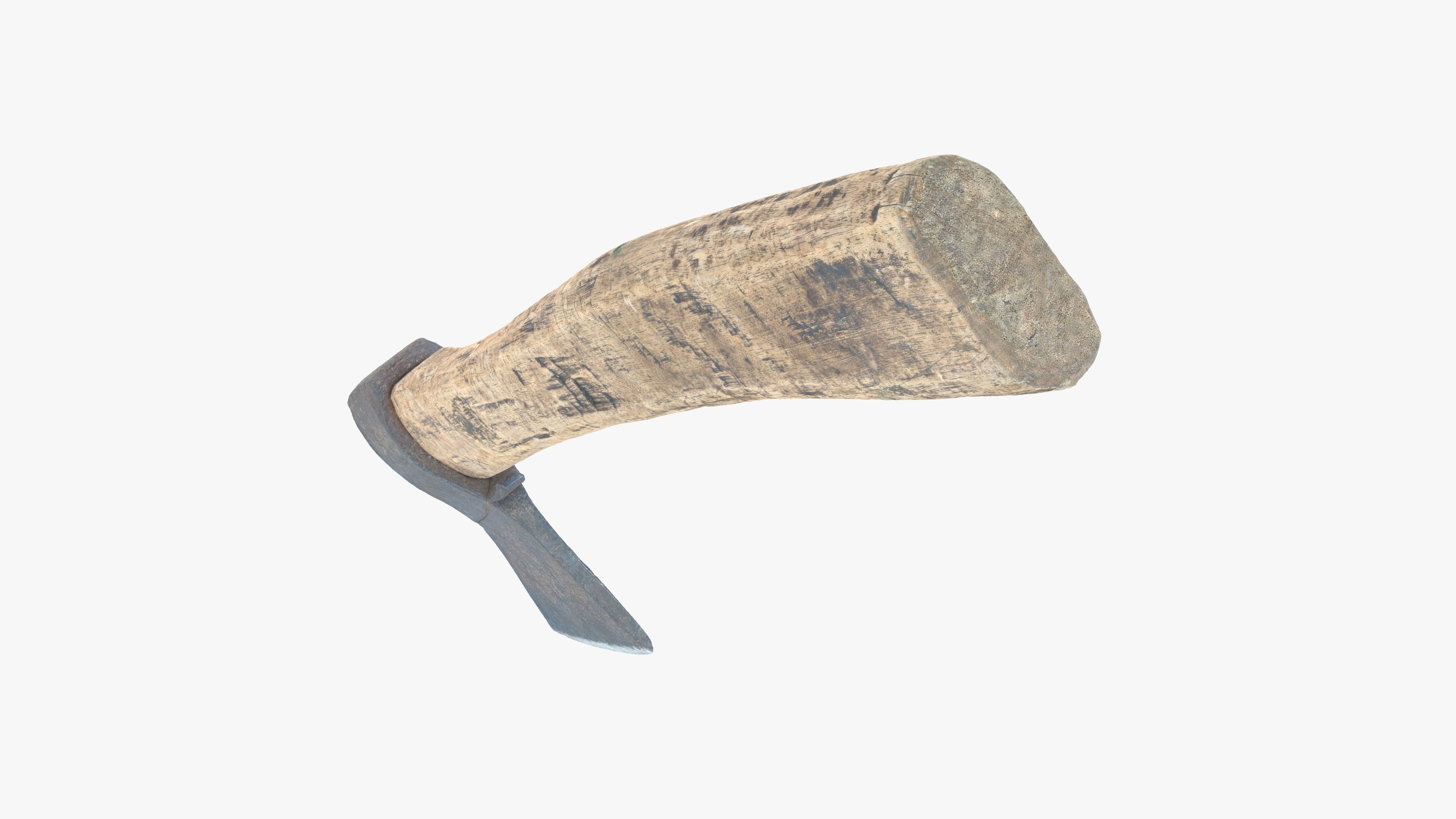  Axe Little Low-poly 3D model_13