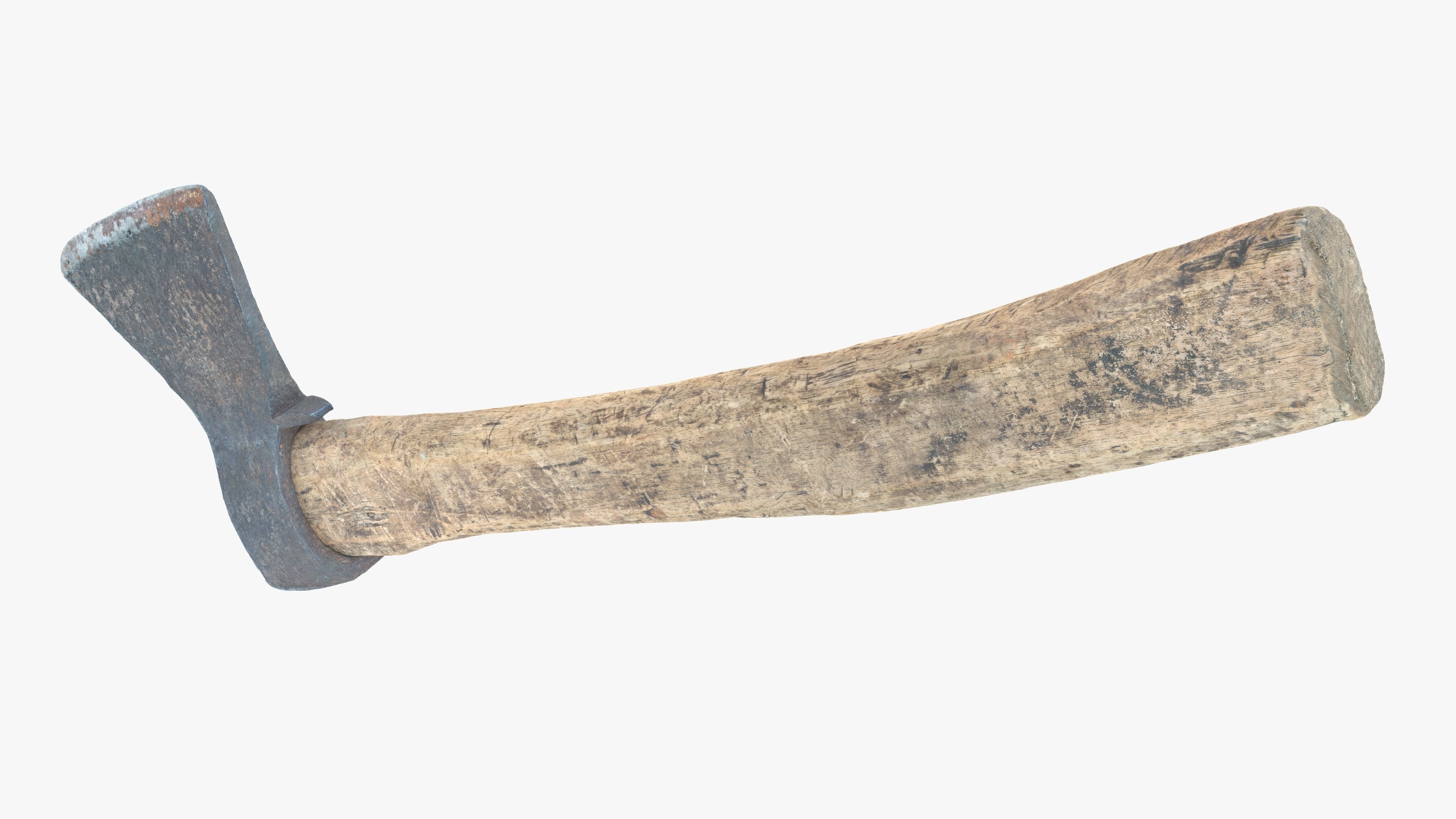  Axe Little Low-poly 3D model_15