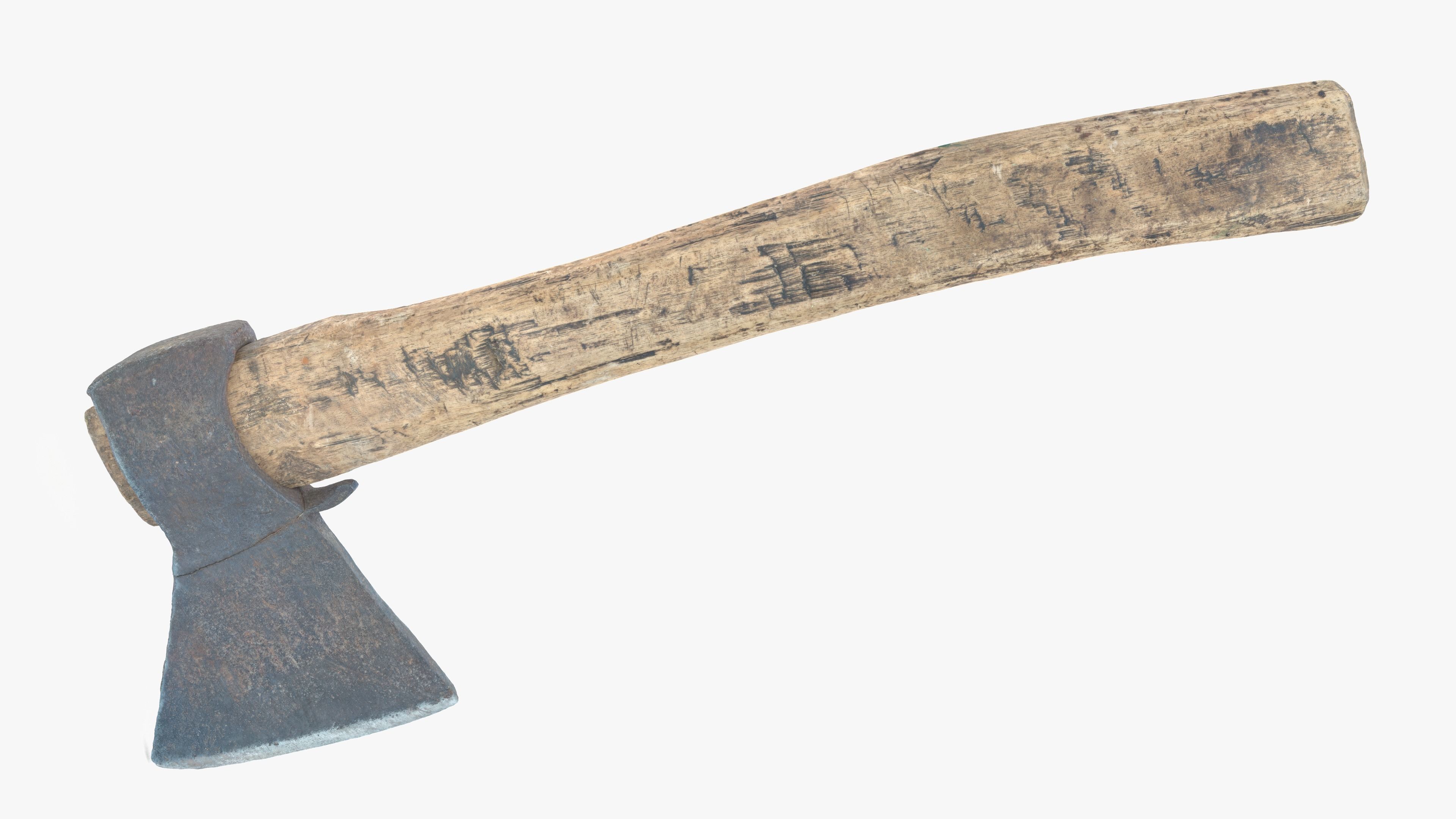  Axe Little Low-poly 3D model_12