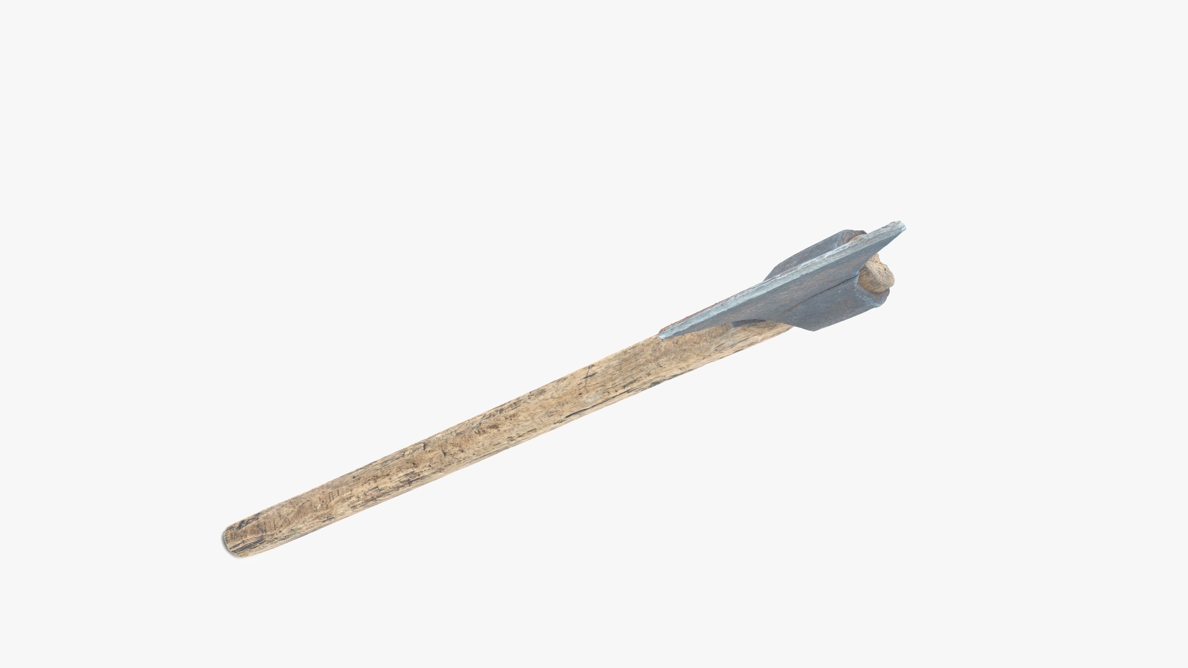  Axe Little Low-poly 3D model_22