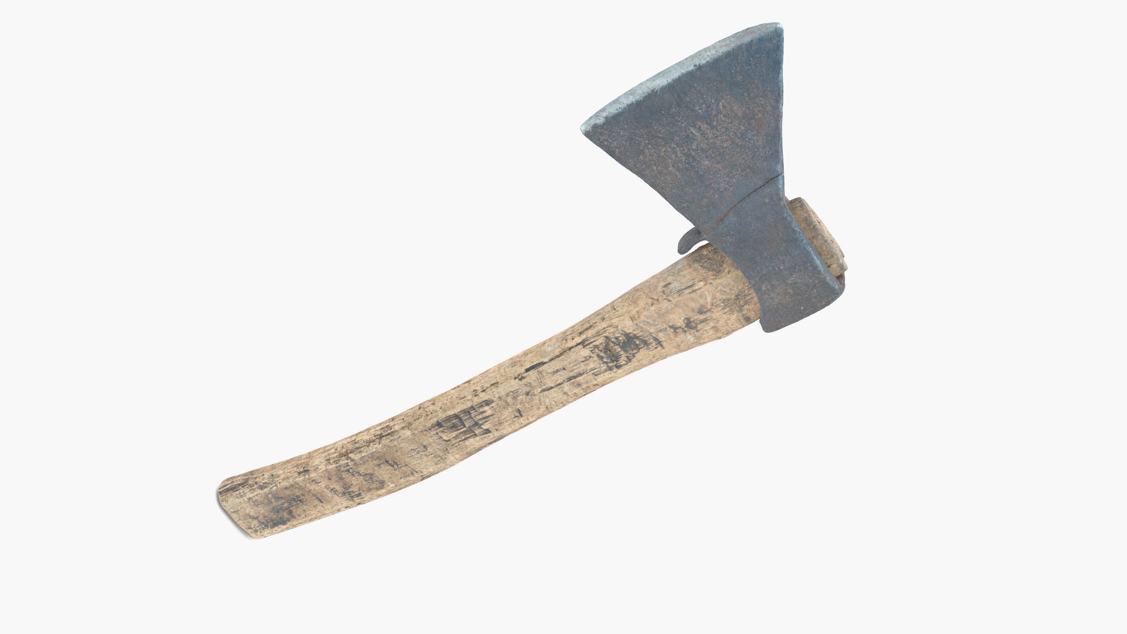  Axe Little Low-poly 3D model_21