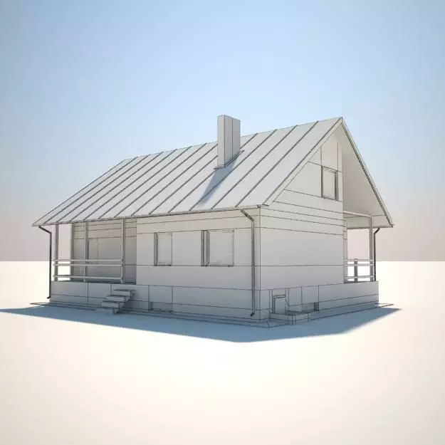 Free house 03 Free 3D model