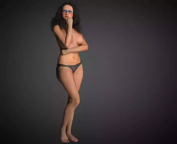 red Indian women character 