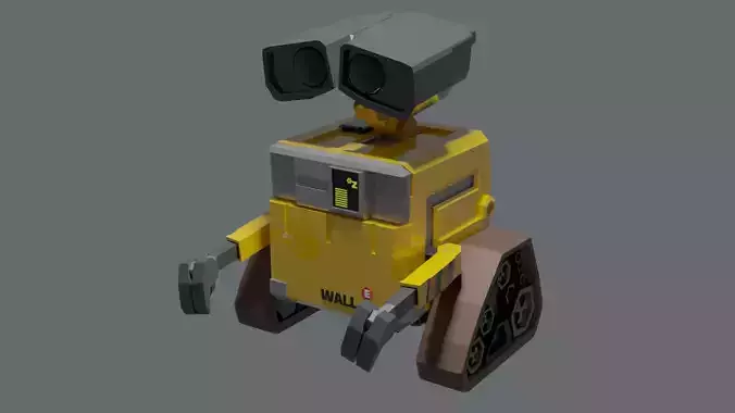 WALL E lowpoly - robot