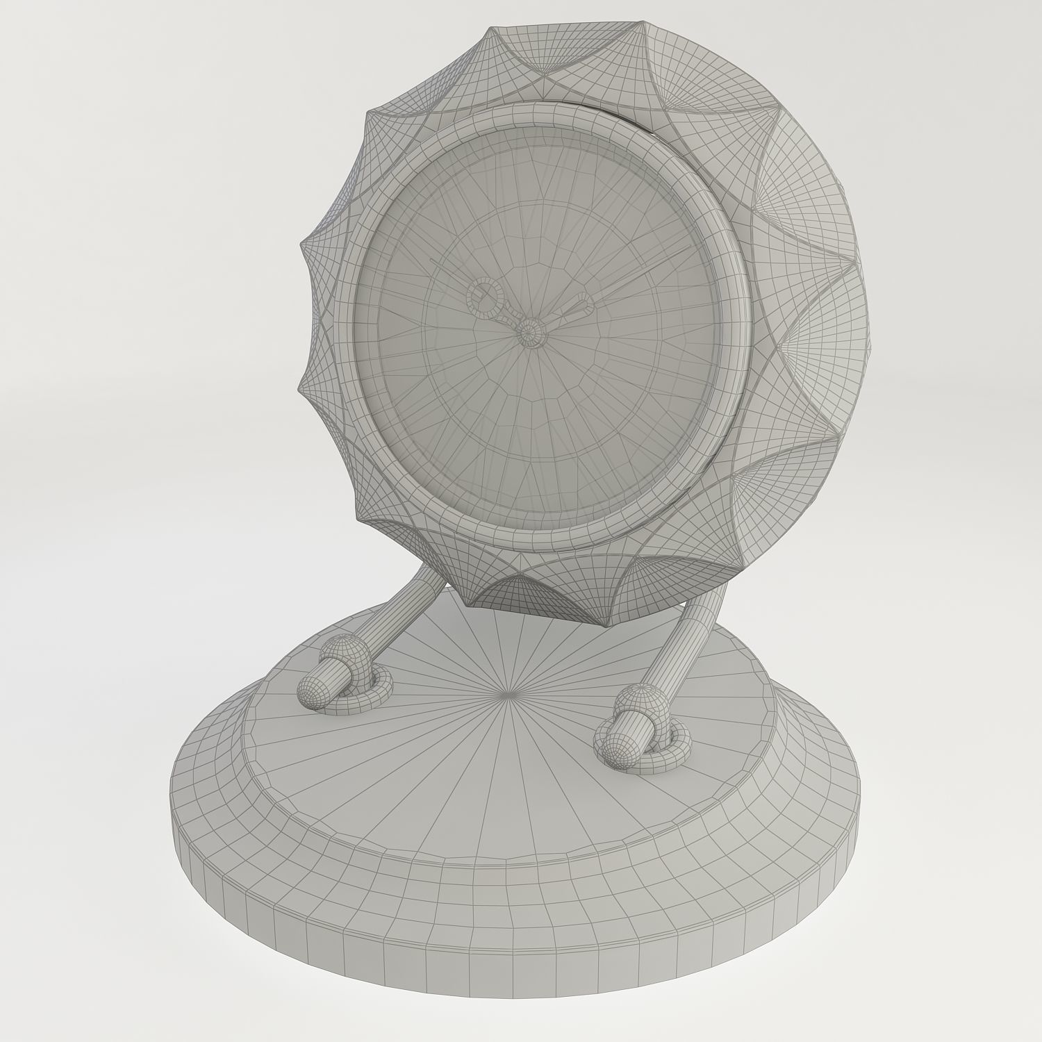 clock 3D Low-poly 3D model_6
